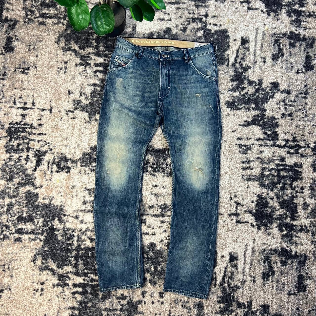 Diesel Diesel Luxury Washed Blue Denim Jeans Streetwear Y2K Size US 34 / EU 50 - 1 Thumbnail