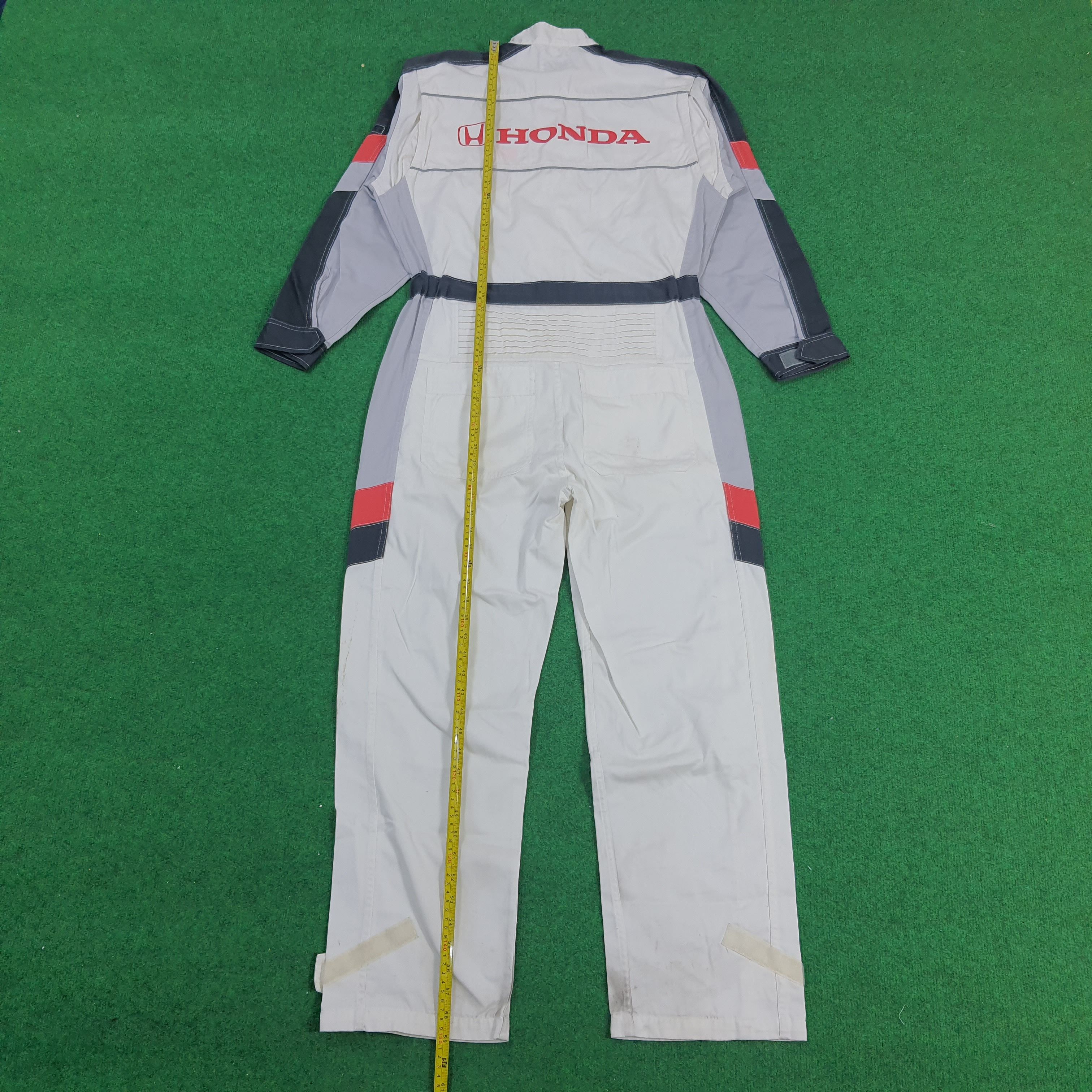 Japanese Brand × Vintage Vintage HONDA Japanese Brand Racing Motorsports Coverall Size US M / EU 48-50 / 2 - 3 Thumbnail