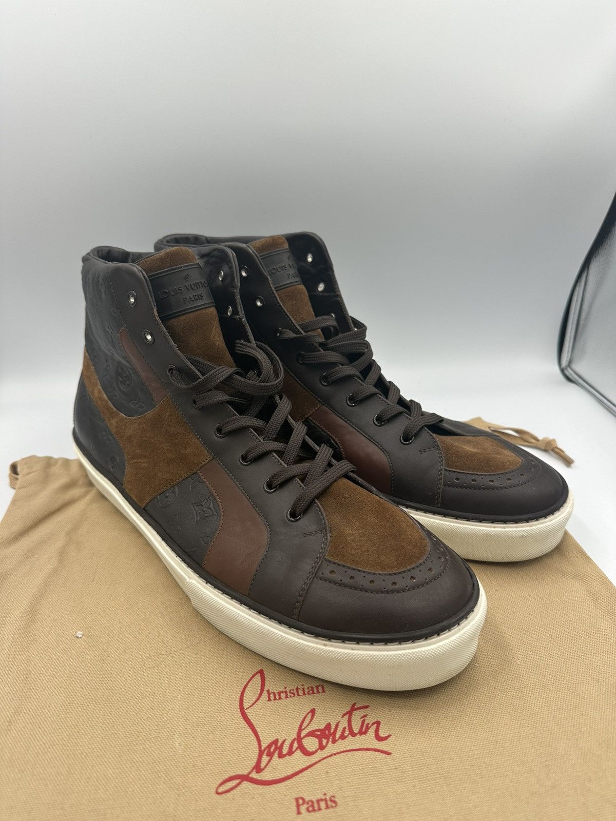 Louis Vuitton Louis Vuitton High Top Sneakers Size US 13 / EU 46 - 1 Thumbnail