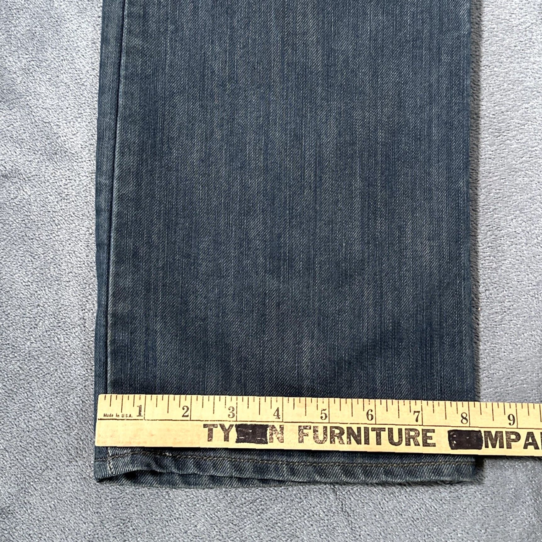 Levi's Levi's 514 Jeans Mens 32x29 Slim Straight Blue Denim Flap Back Pockets Zip Fly Button Zip Cambodia Levi's 500 Series 514 Model 32 Medium/Dark Blue Size US 32 / EU 48 - 3 Thumbnail