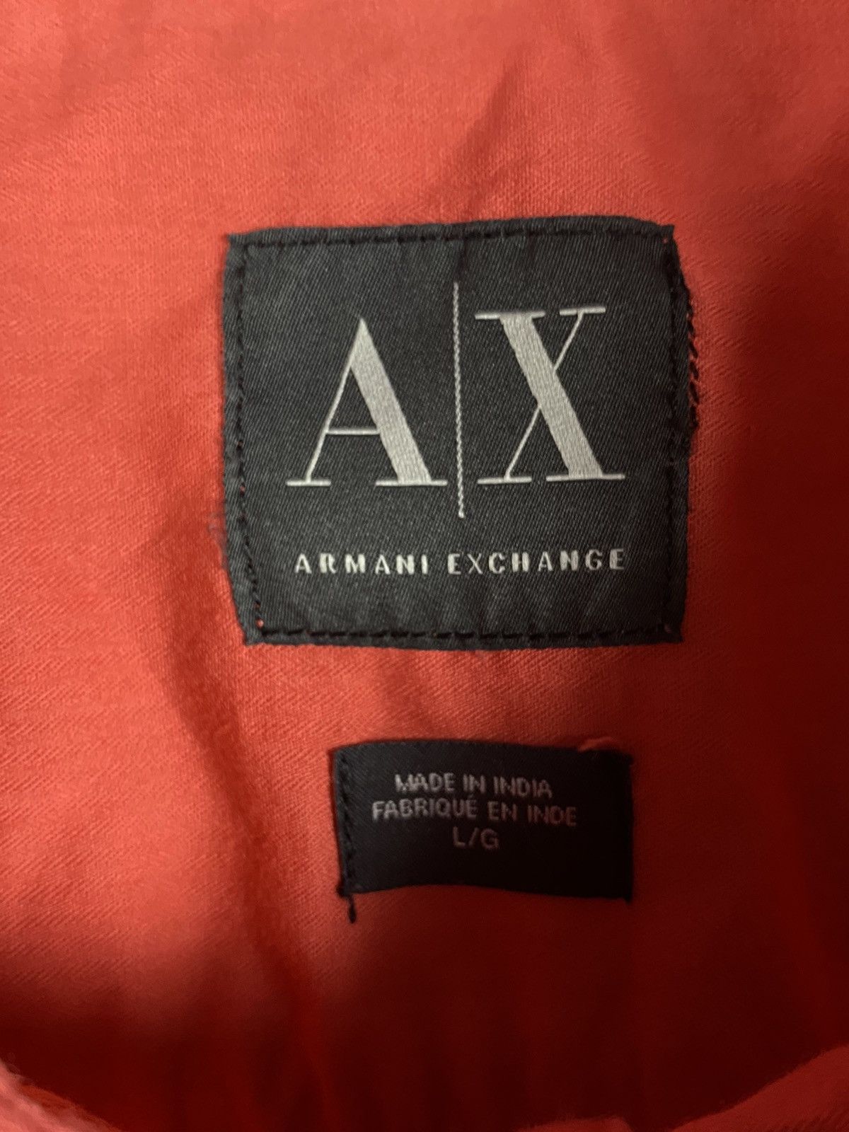 Armani Exchange × Designer Armani Exchange Designer Overshot Button Up Shirt Size US L / EU 52-54 / 3 - 10 Thumbnail