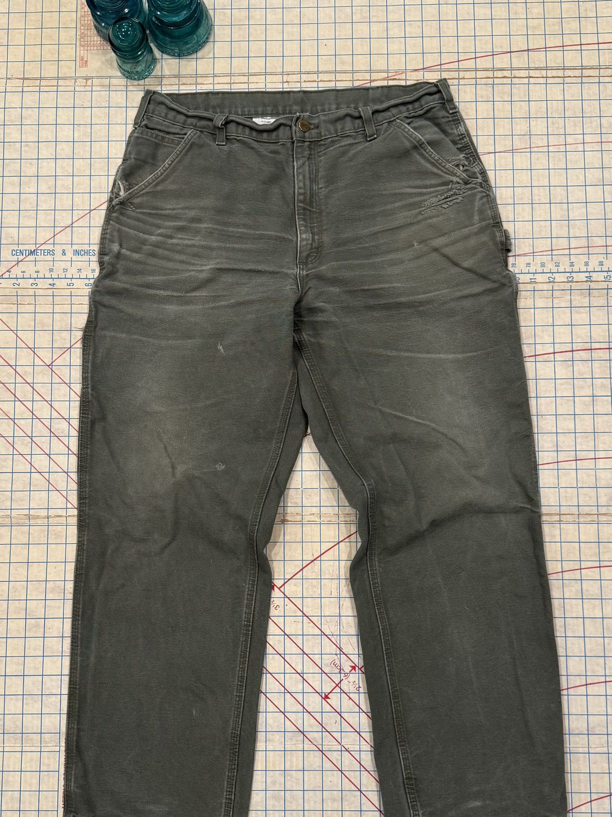 Carhartt Carhartt B11-Mos Loose Original Fit Pants With Great Fade 36 Size US 36 / EU 52 - 2 Thumbnail