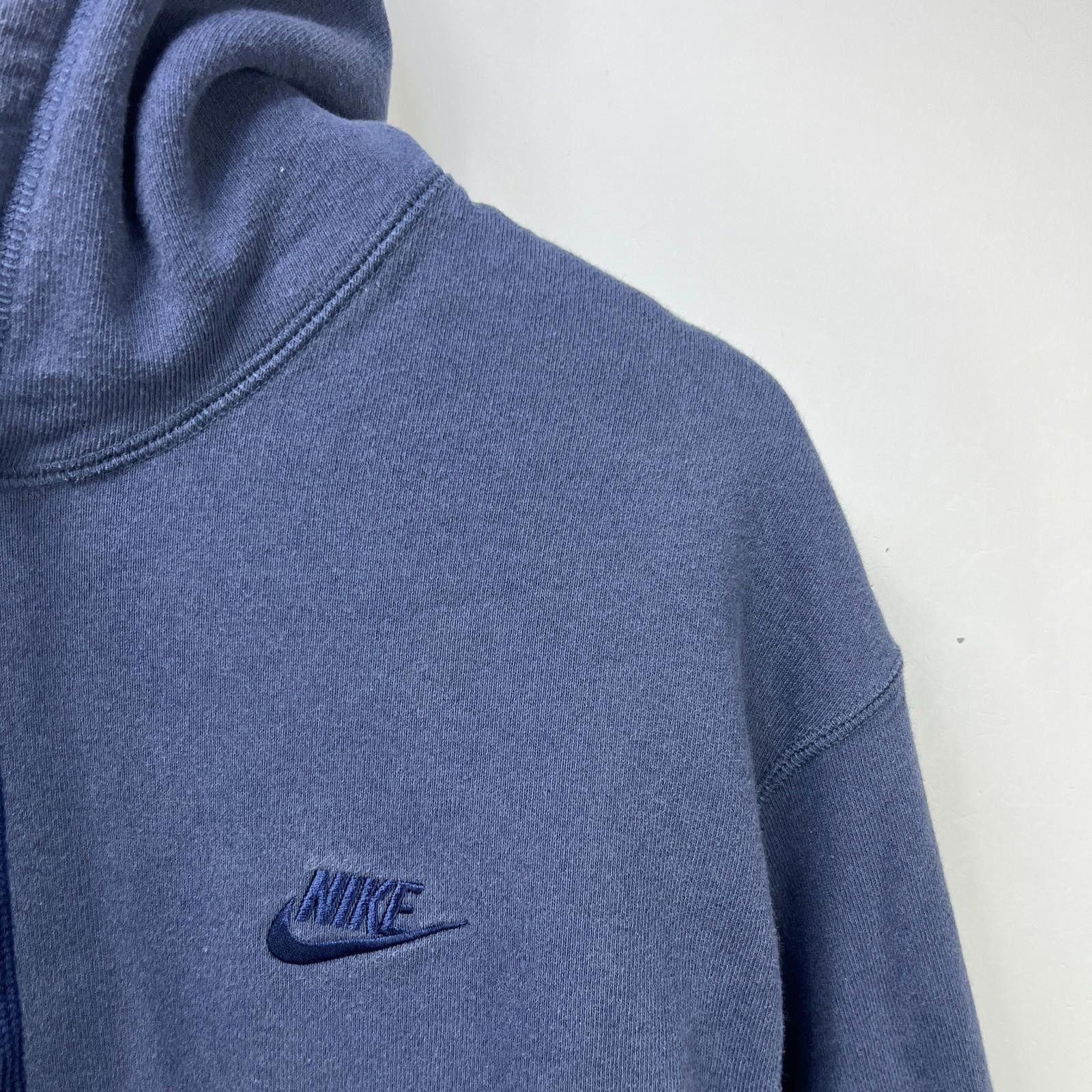 Nike Vintage Nike Swoosh Y2K Hoodie Blue XL Size US XL / EU 56 / 4 - 3 Thumbnail