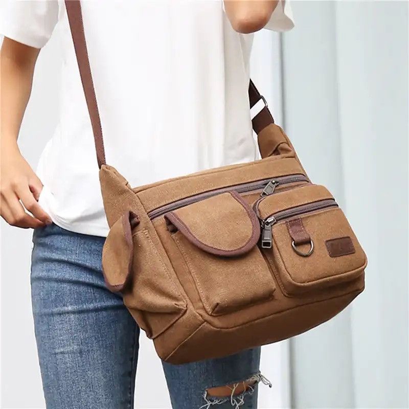 Japanese Brand × Vintage Vintage Water Resistant Waxed Crossbody Bags Size ONE SIZE - 3 Thumbnail