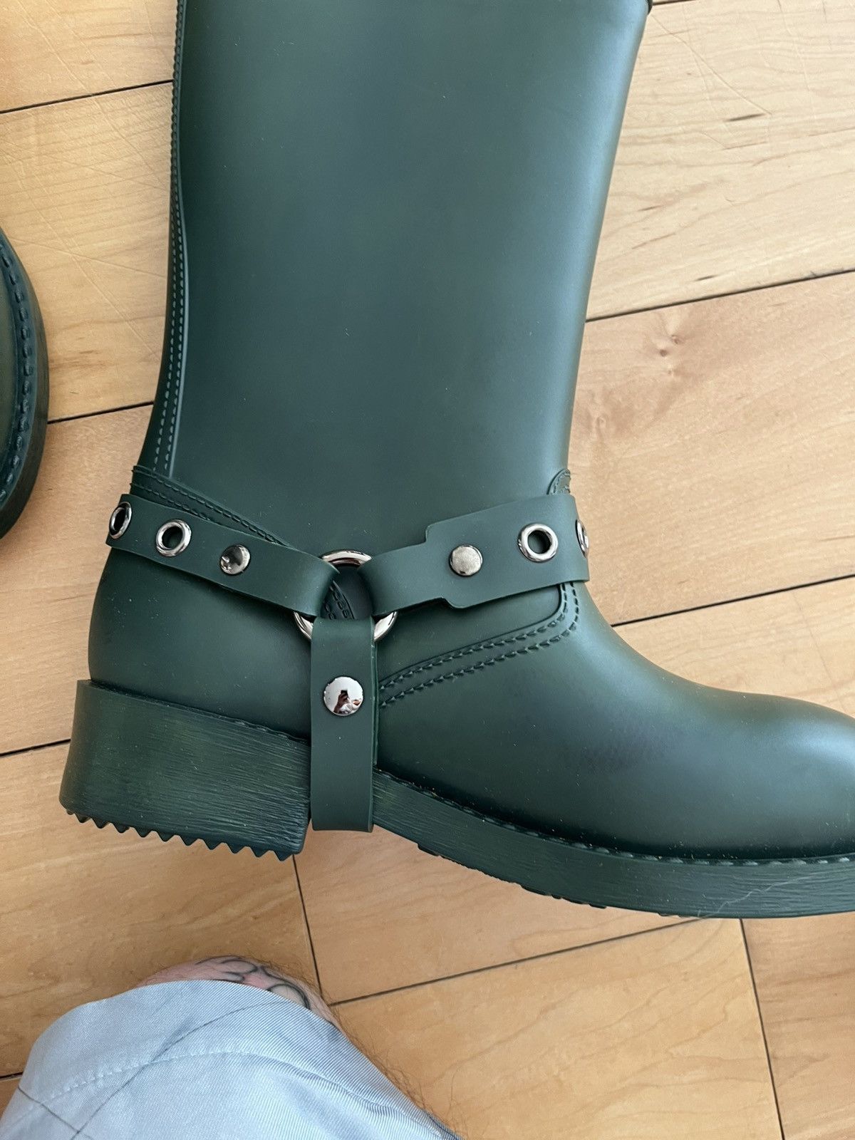 RED Valentino NWT - RED Valentino Engineer Rubber Boots Size US 7 / IT 37 - 3 Thumbnail