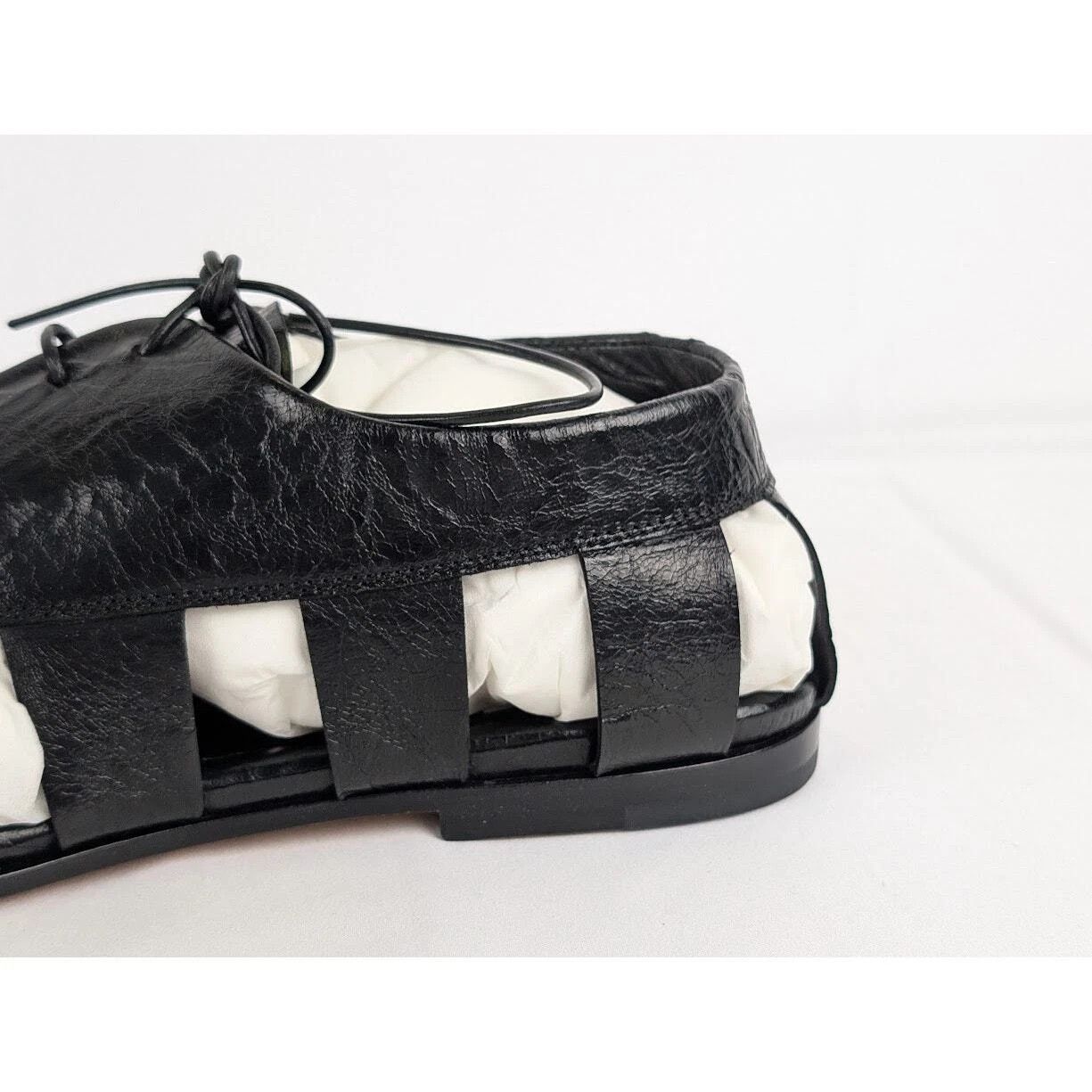 Bottega Veneta o1rshd1 Crunch Lux Sandals in Black Size US 8.5 / EU 41-42 - 6 Thumbnail