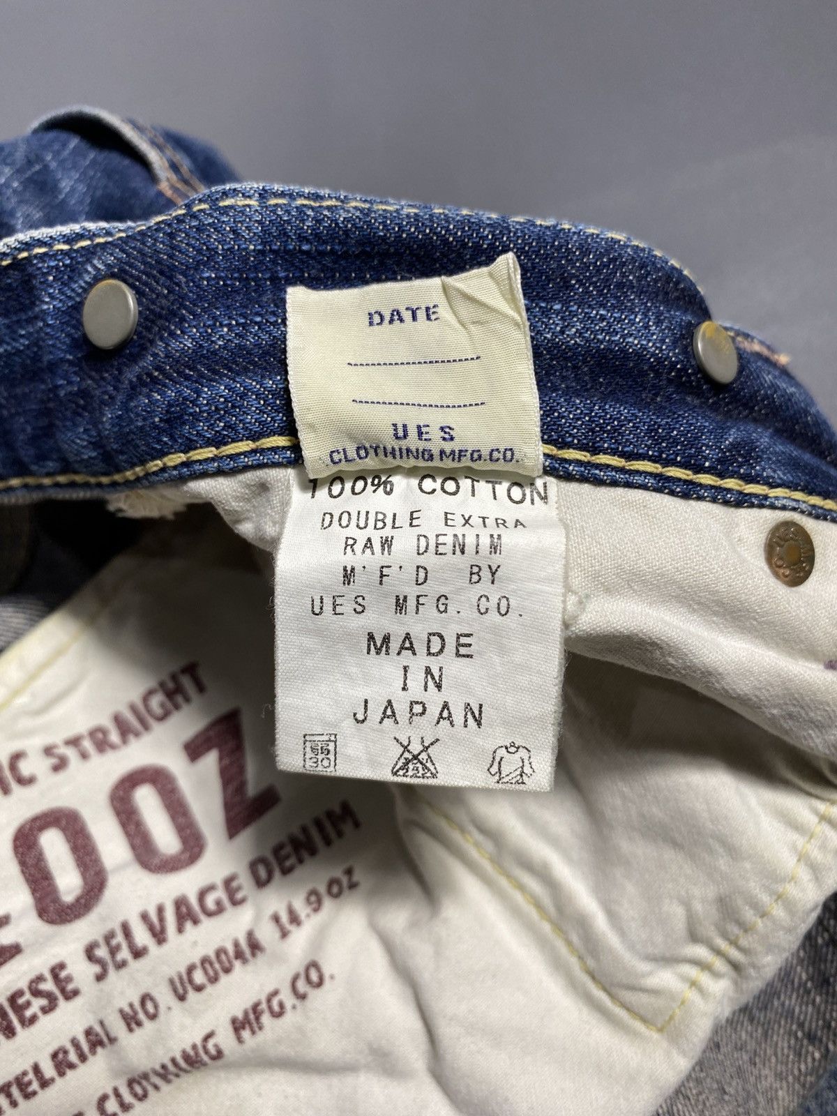 UES Japan UES 400Z Japanese Selvage Denim Size US 32 / EU 48 - 8 Thumbnail