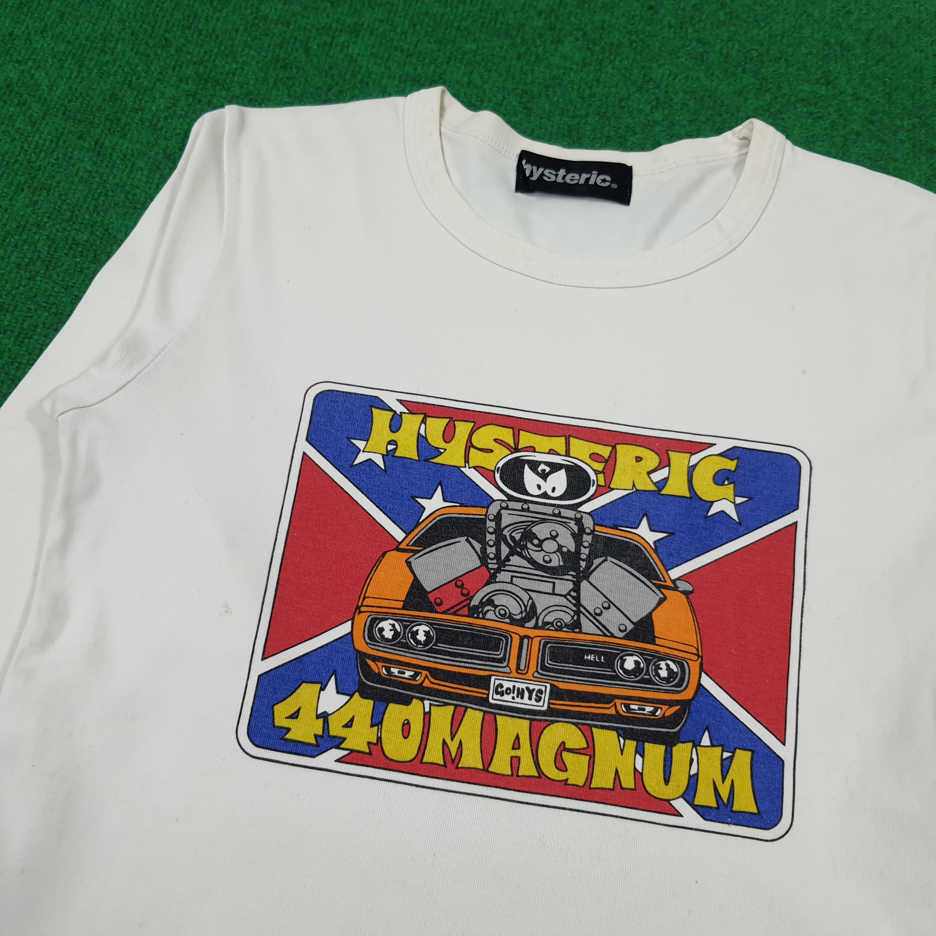 Hysteric Glamour × Japanese Brand × Vintage Vintage Hysteric Glamour Hysteric 44 Magnum Tshirt C219N42 Size US S / EU 44-46 / 1 - 2 Thumbnail