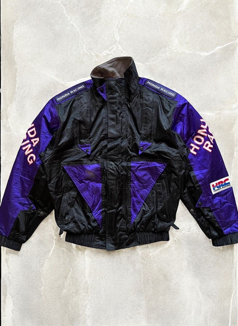 Honda × Japanese Brand Vintage HONDA HRC RACING BOMBER JAPAN MADE🇯🇵 Moto bike jacket Size US M / EU 48-50 / 2 - 2 Thumbnail
