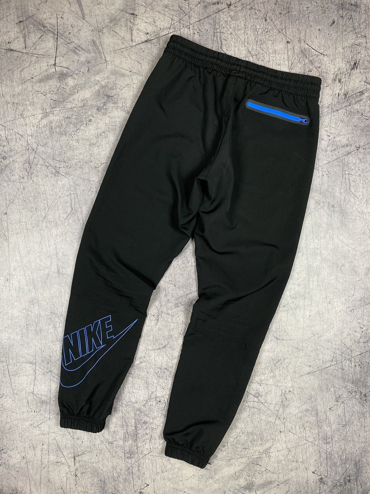 Nike × Vintage Vintage 00s Nike swoosh y2k nylon drill track pants Size US 31 - 2 Thumbnail