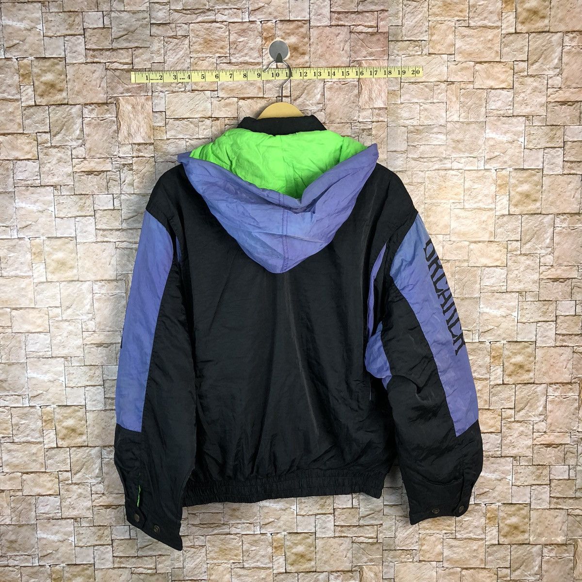 Japanese Brand Machope WindBreaker Purple Hoodie #A559 Size US L / EU 52-54 / 3 - 14 Thumbnail