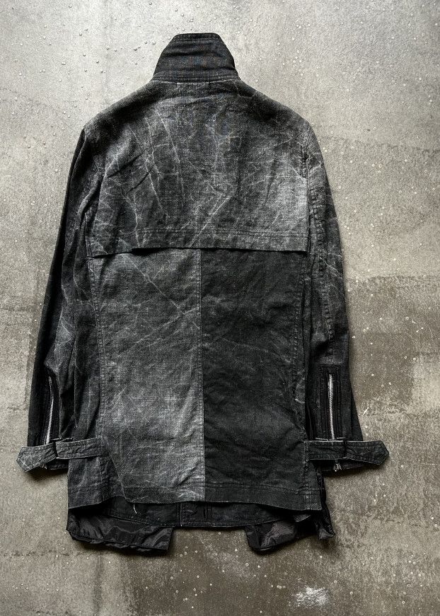 Other Kohshin Satoh Washed Denim Layered-Effect Jacket Size US S / EU 44-46 / 1 - 2 Thumbnail