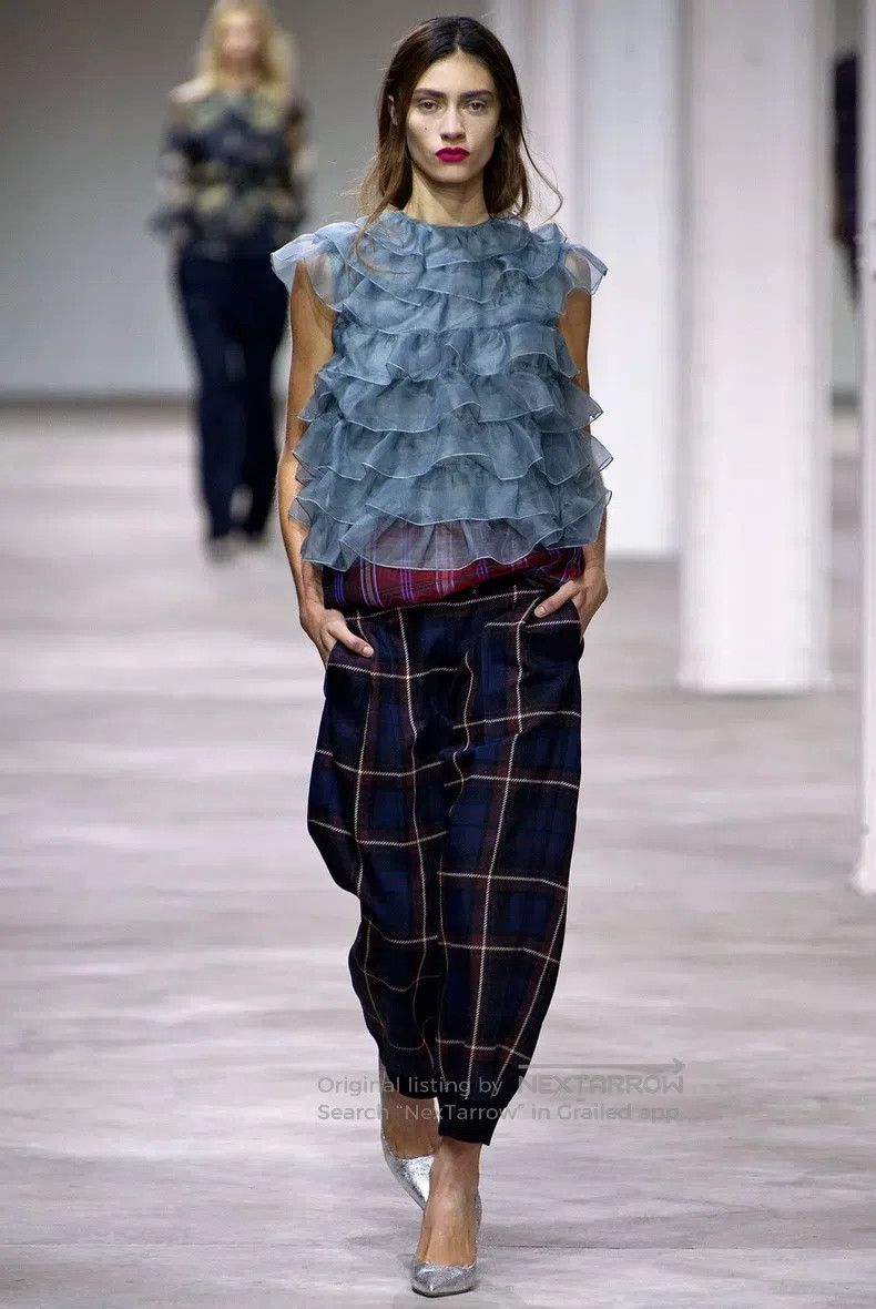 Dries Van Noten Dries Van Noten Runway-Style Silk Tiered Puffy Sleeveless Size L / US 10 / IT 46 - 5 Thumbnail
