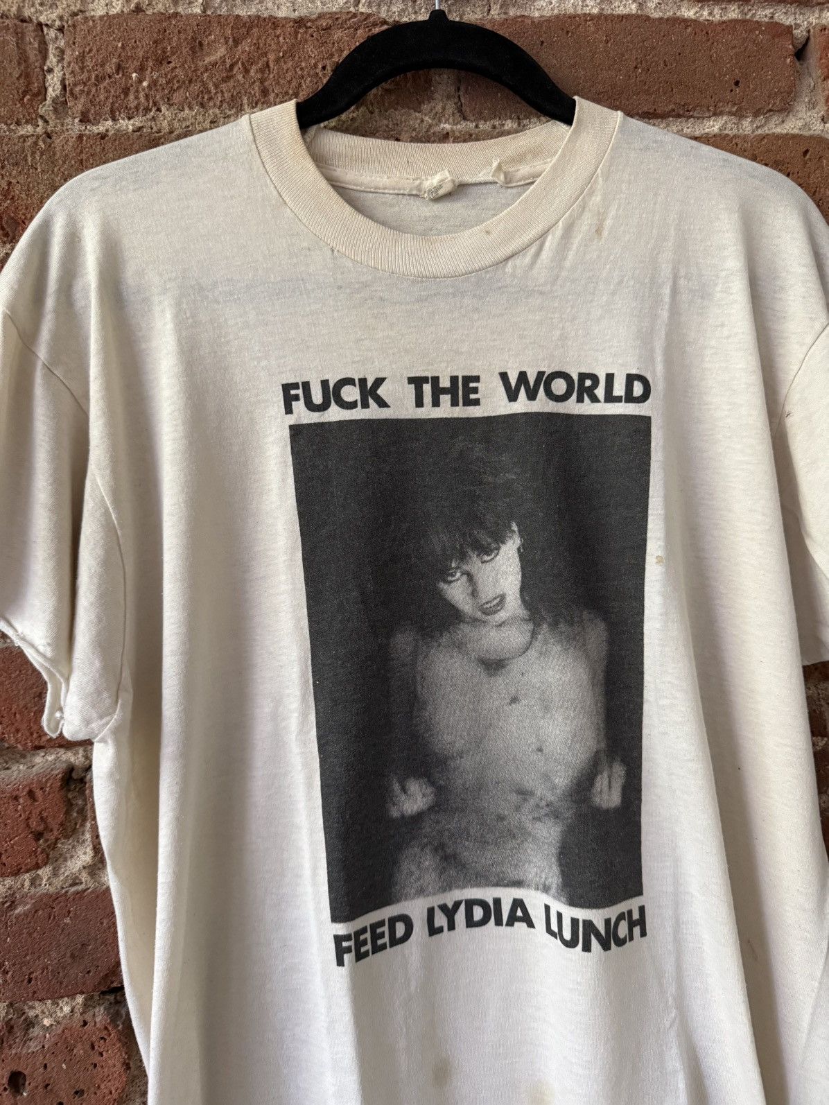 Band Tees Vintage Lydia Lunch 1980s promo tee Size US M / EU 48-50 / 2 - 2 Thumbnail