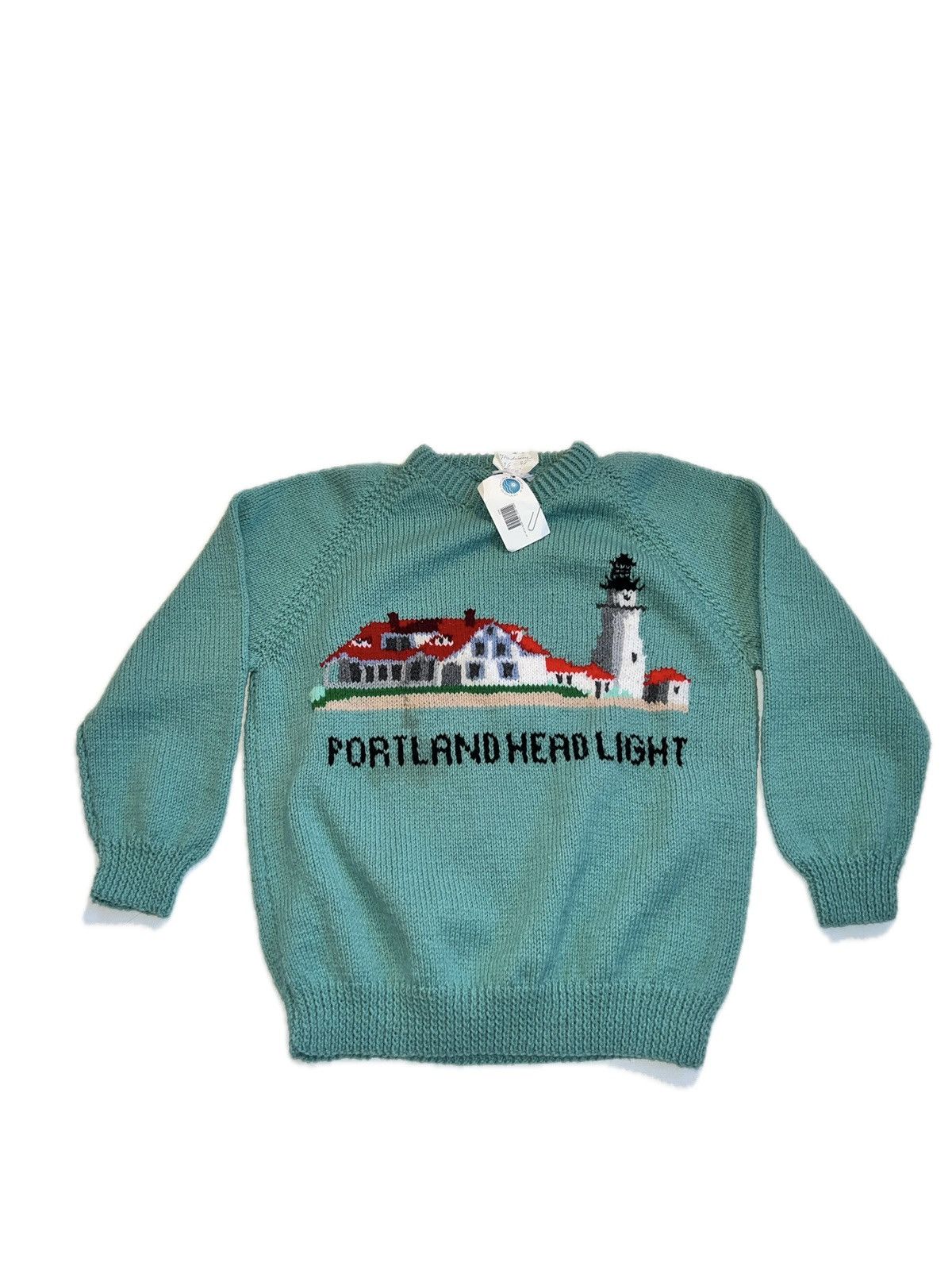 Vintage Portland Head Light Maine Knitted Sweater Size US M / EU 48-50 / 2 - 1 Thumbnail