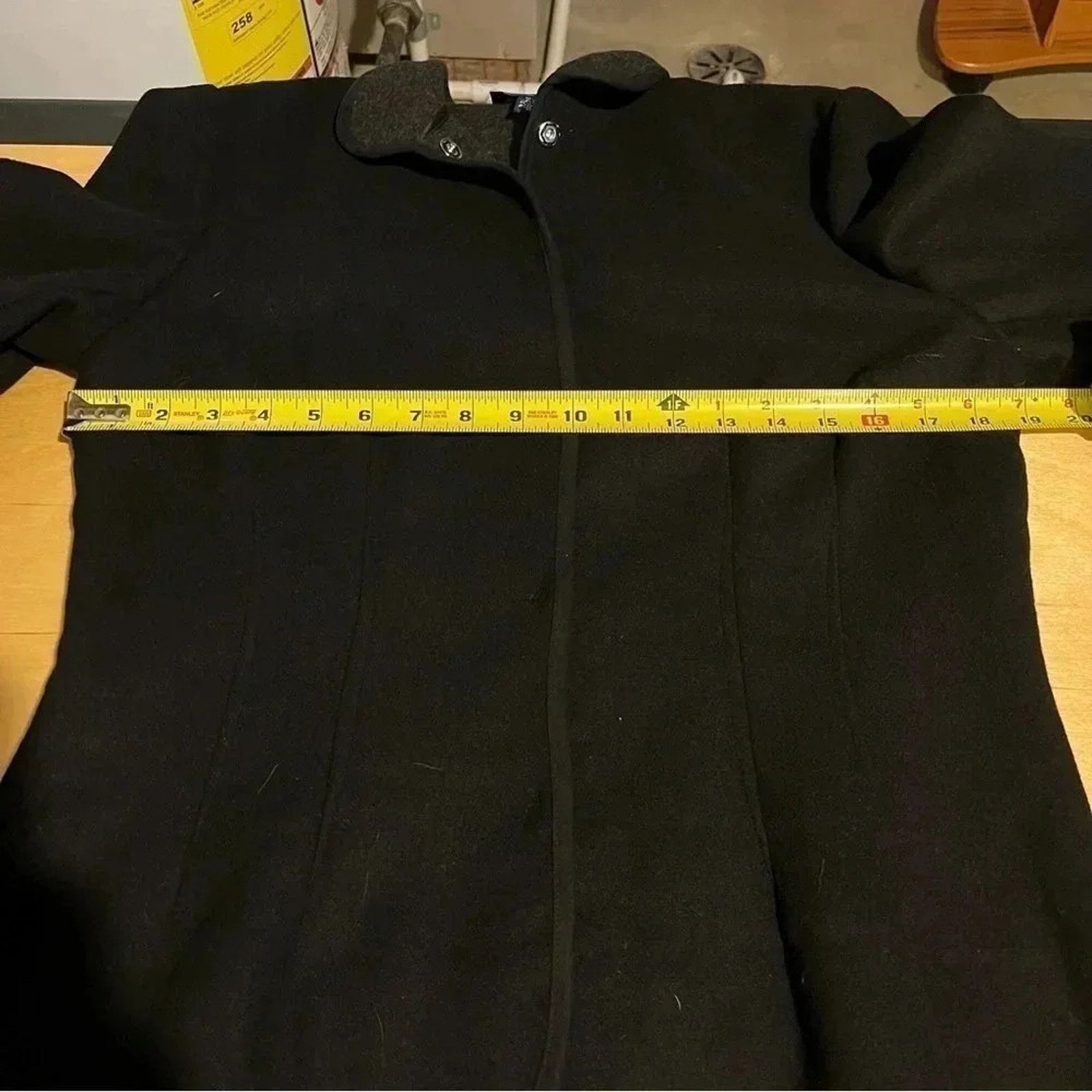 Evan Picone Evan Picone NWT Black snap front wool blend jacket, Size 10 Size L / US 10 / IT 46 - 8 Thumbnail