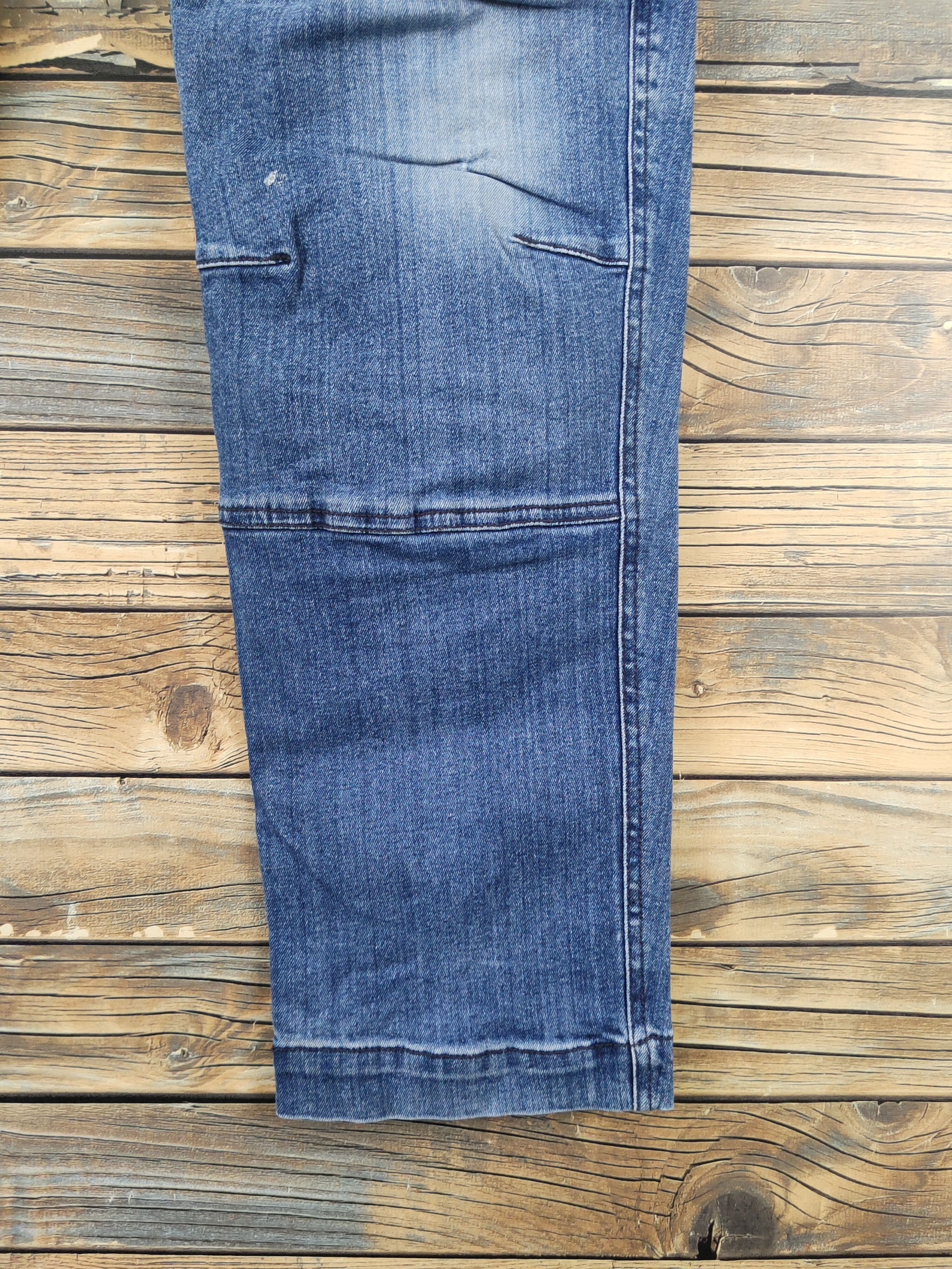 Japanese Brand Hummer tactical Distressed Ripped denim Jeans #W1865 Size US 33 - 9 Thumbnail