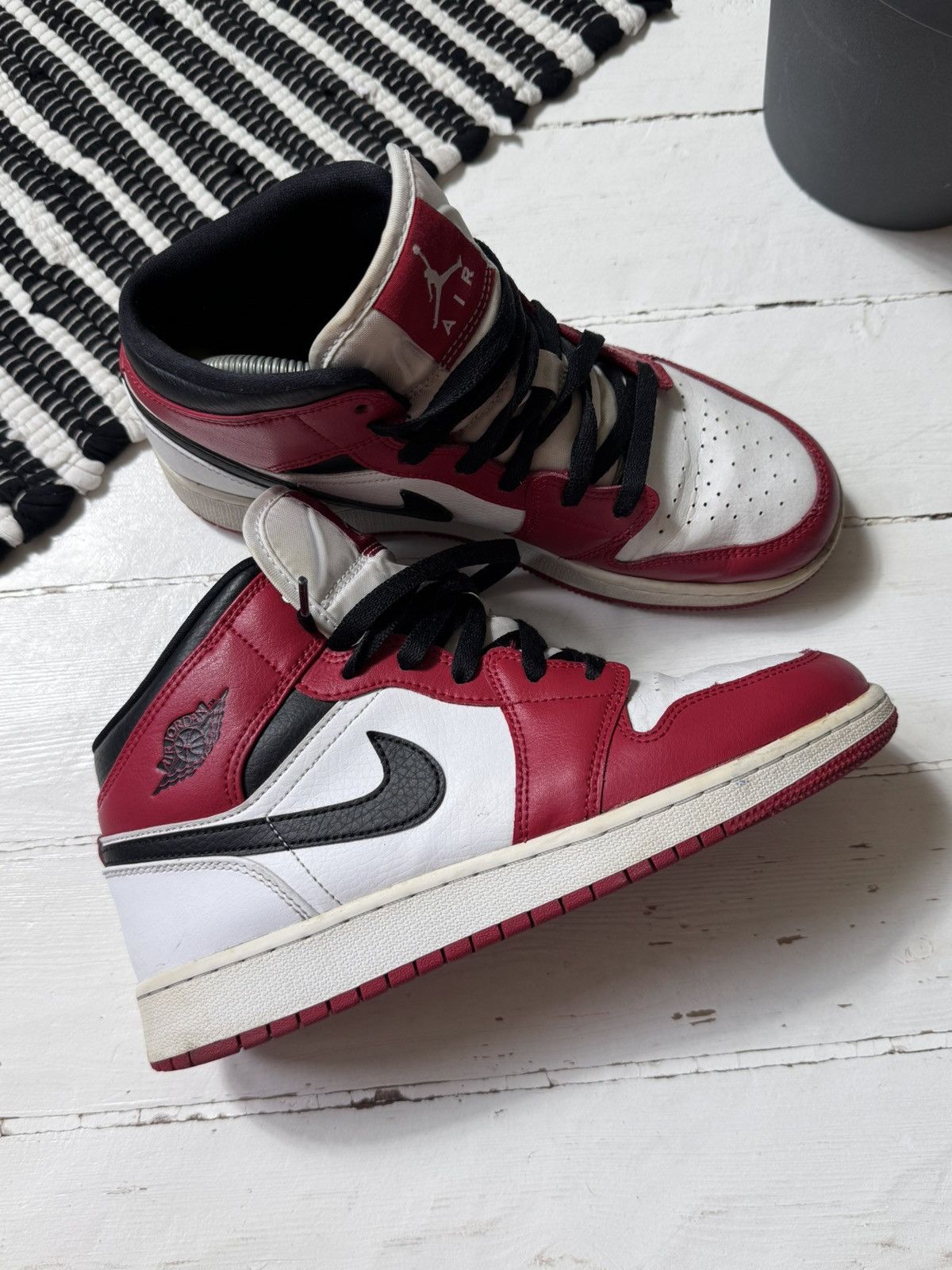 Jordan Brand × Nike × Vintage NIKE AIR JORDAN 2020 BLACK/RED HI TOP SNEAKERS SHOES Size US 8.5 / IT 38.5 - 5 Thumbnail