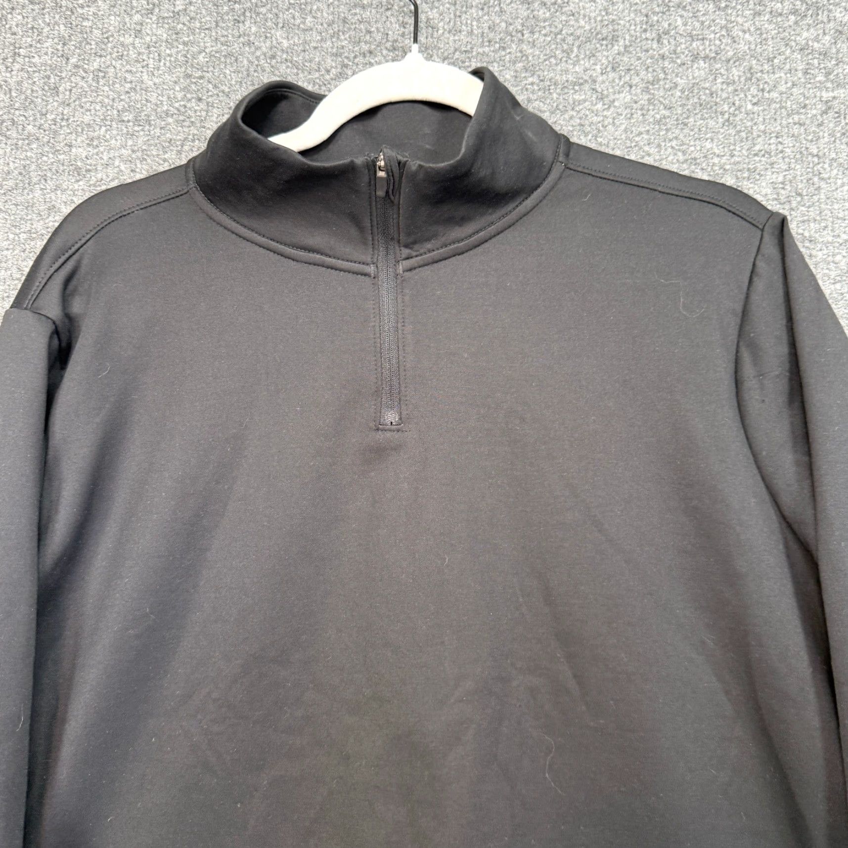 Nike Nike Shirt Womens XL Black Therma Fit 1/4 Zip Pullover Performance Stretch Pro Size XL / US 12-14 / IT 48-50 - 2 Thumbnail