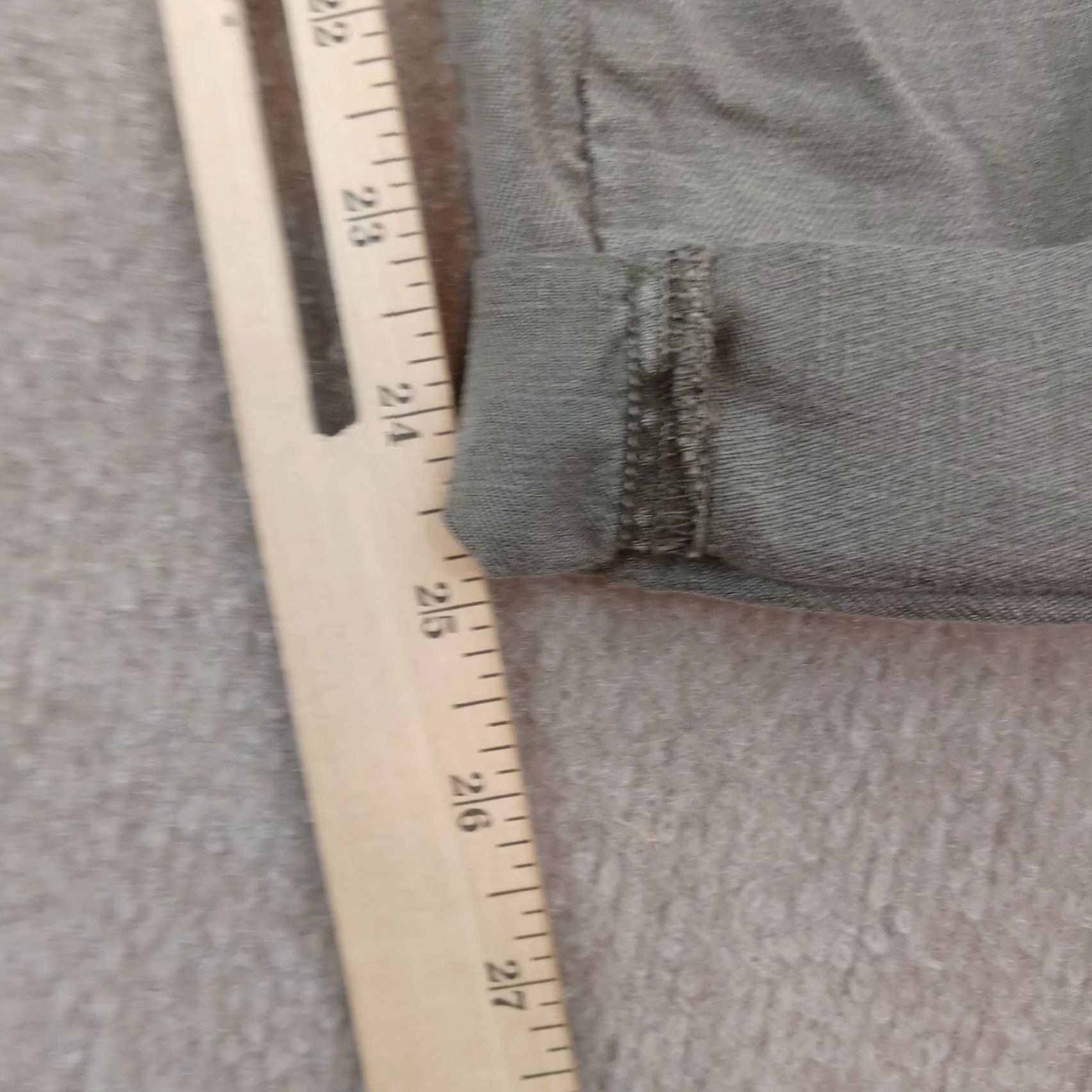 Anthropologie Level 99 Green Linen Cargo Pants Women's 32 Cropped Stretch Size 24" / US 00 / IT 34 - 3 Thumbnail