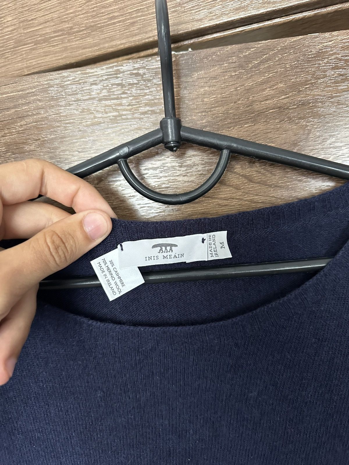 Inis Meain Inis Meain Wool Cashmere Knit Sweater Pullover Size US M / EU 48-50 / 2 - 6 Thumbnail