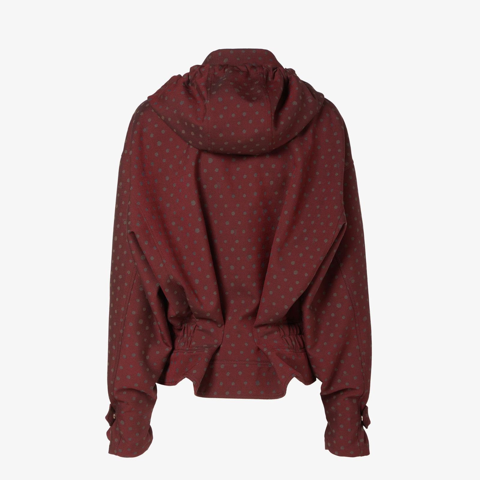 Fendi os11x0526 Wool Jacket in Burgundy Size L / US 10 / IT 46 - 4 Thumbnail