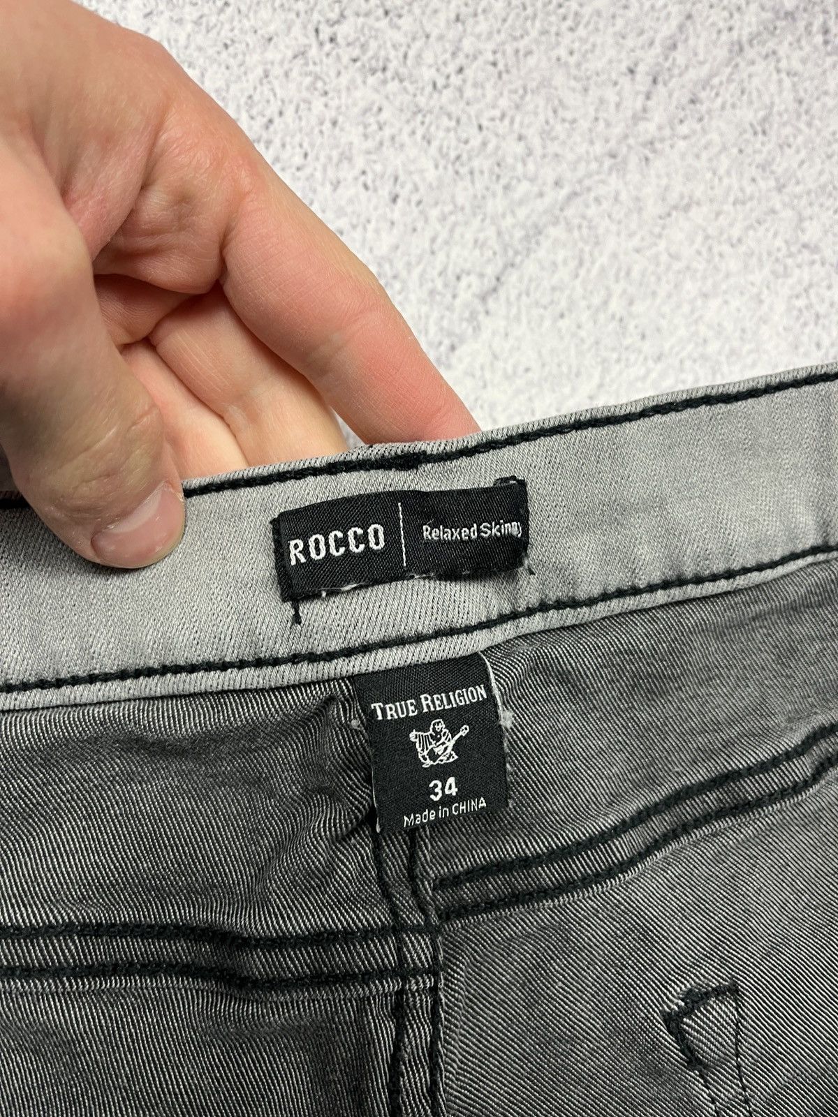 Japanese Brand × True Religion True Religion Rocco Distressed Relaxed Skinny Jeans Y2k Rare Size US 34 / EU 50 - 8 Thumbnail