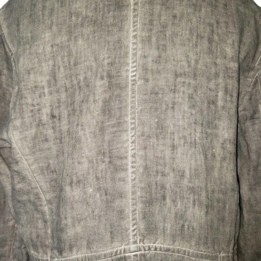 Designer CT333a Peruvian Connection Charcoal Gray Denim Duster 12 Size XL / US 12-14 / IT 48-50 - 12 Thumbnail