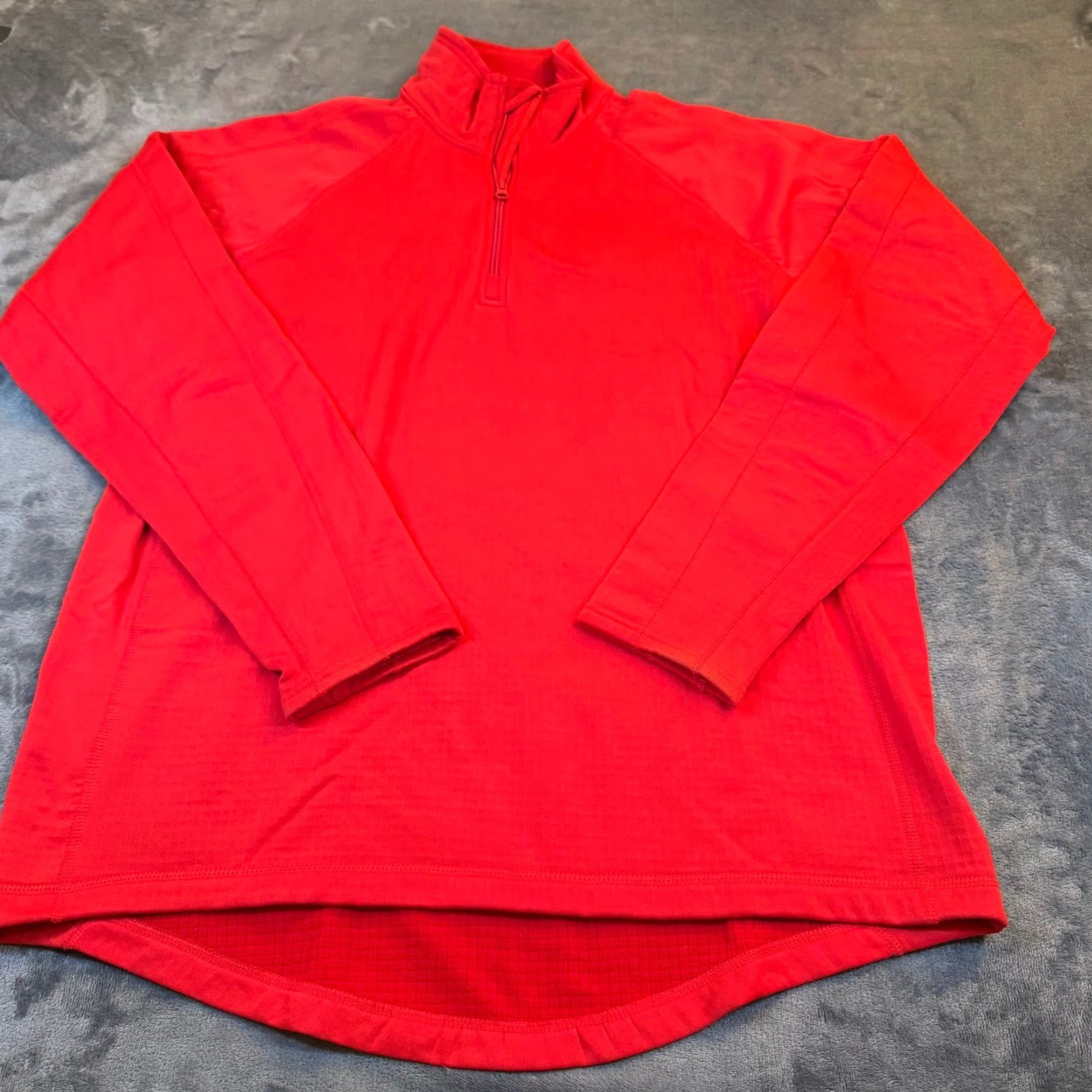 Duluth Trading Company Duluth Trading Co Pullover Mens Large Red Quarter Zip Thumbholes Stretch Outdoor Shirt Size US L / EU 52-54 / 3 - 3 Thumbnail