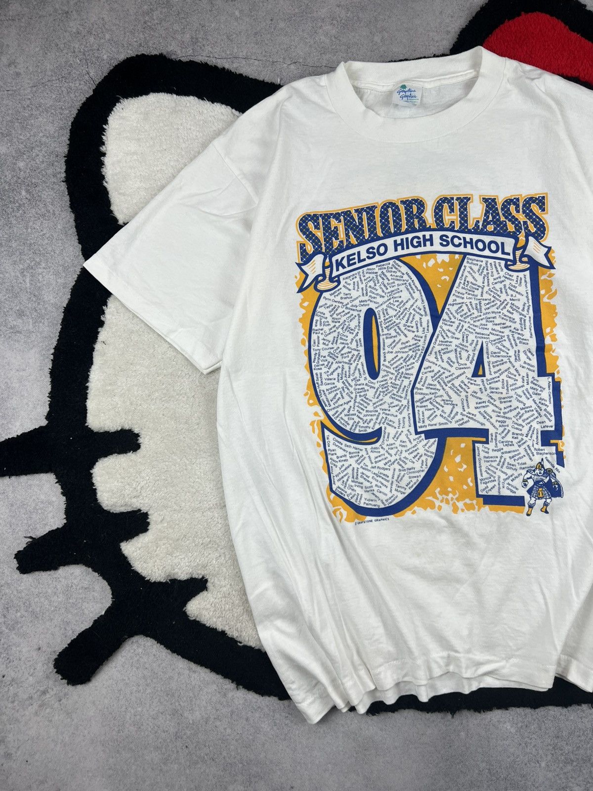 Vintage Vintage USA Kelso High School 1994 Single Stitch Tee Shirt Size US L / EU 52-54 / 3 - 2 Thumbnail