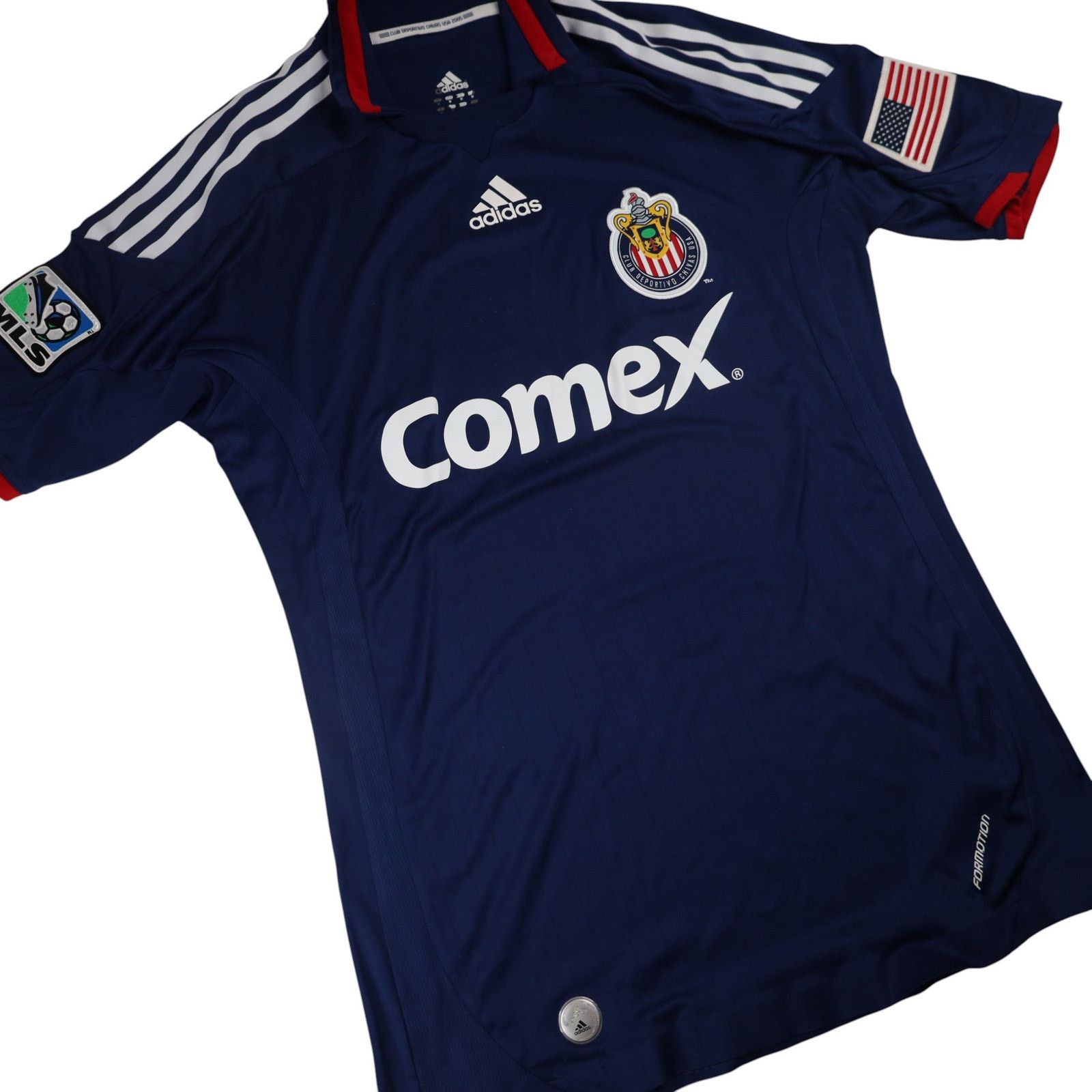 Adidas 2009 Adidas Club Deportivo Chivas USA Soccer Jersey Size US M / EU 48-50 / 2 - 3 Thumbnail