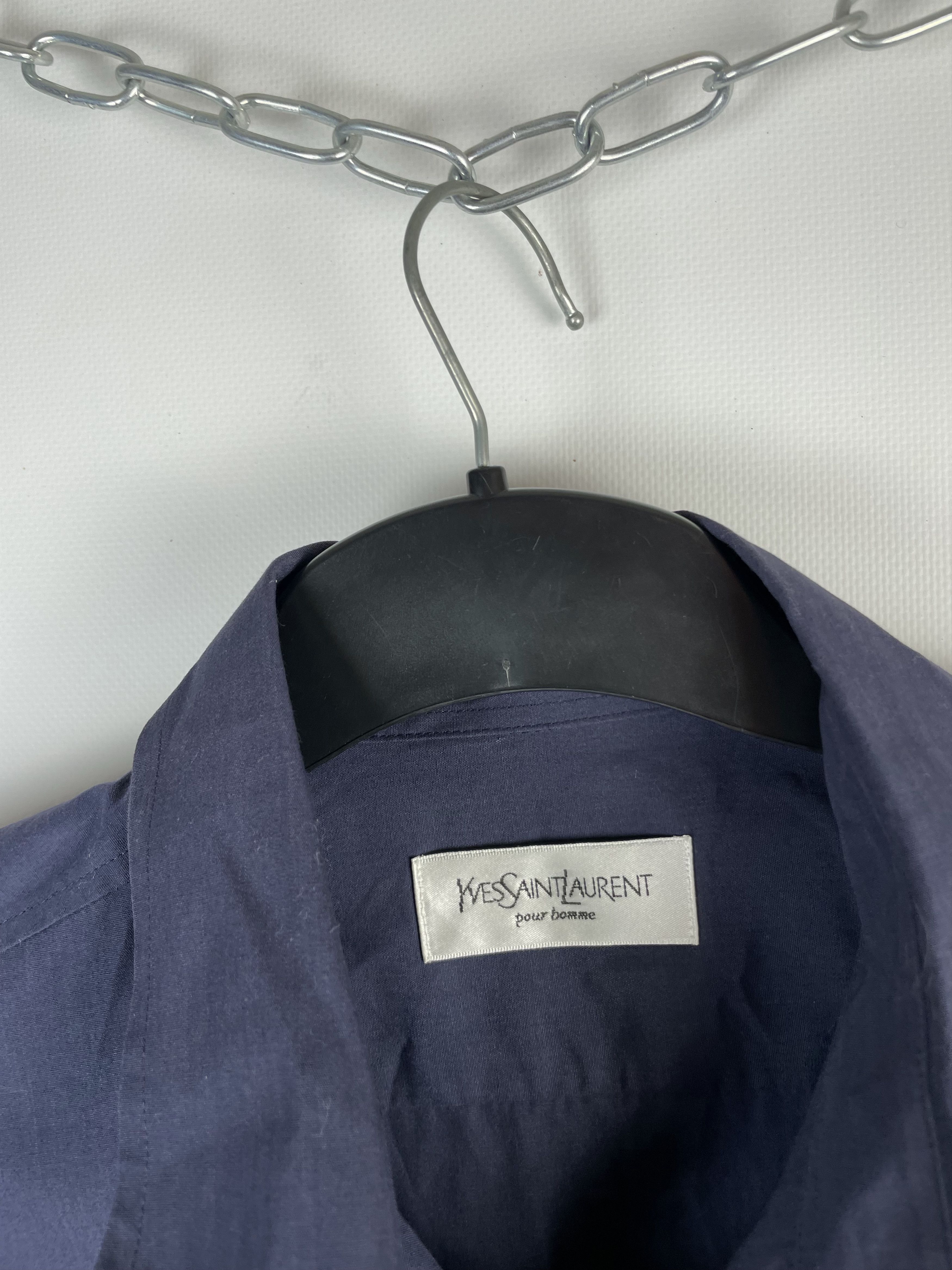 Vintage Vintage Yves Saint Laurent Ysl Pour Homme Shirt Size US M / EU 48-50 / 2 - 5 Thumbnail