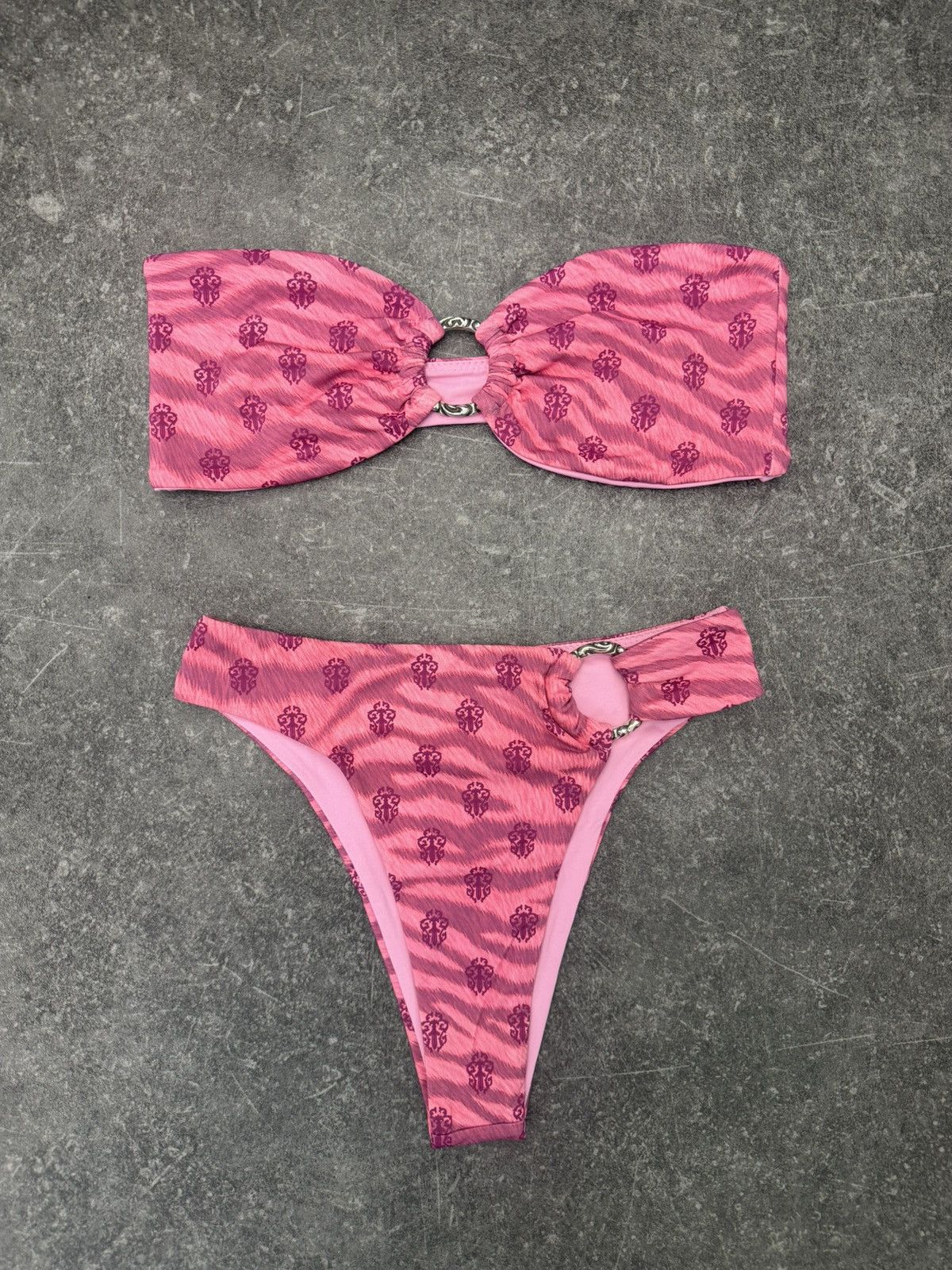 Chrome Hearts Chrome Hearts Pink Tiger Bikini Set | S Size S / US 4 / IT 40 - 1 Thumbnail
