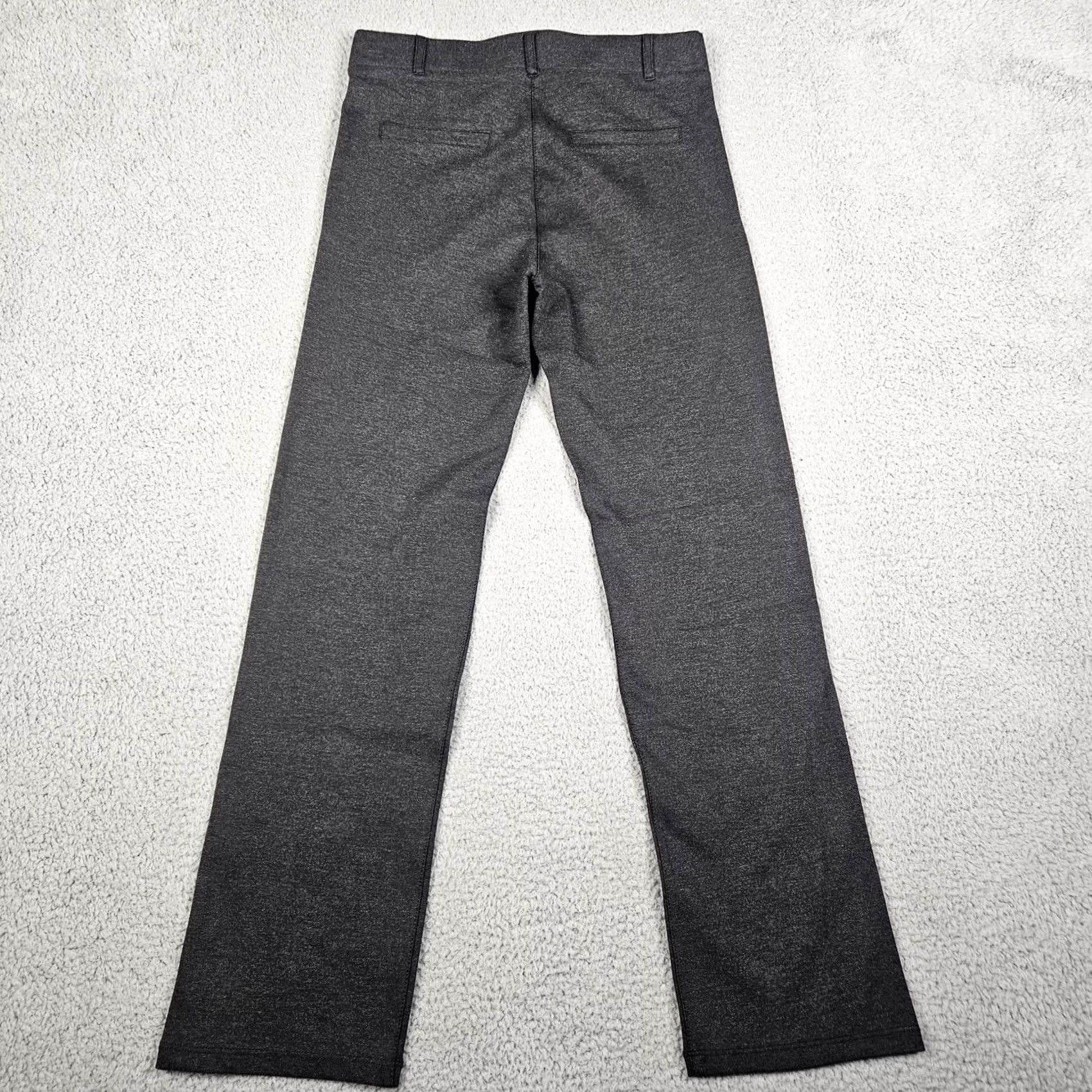 Vintage Betabrand Women’s Pull-on Straight Knit Casual Pant Petite M Gray Modern Casual Pant Womens Petites Size 32" / US 10 / IT 46 - 2 Thumbnail