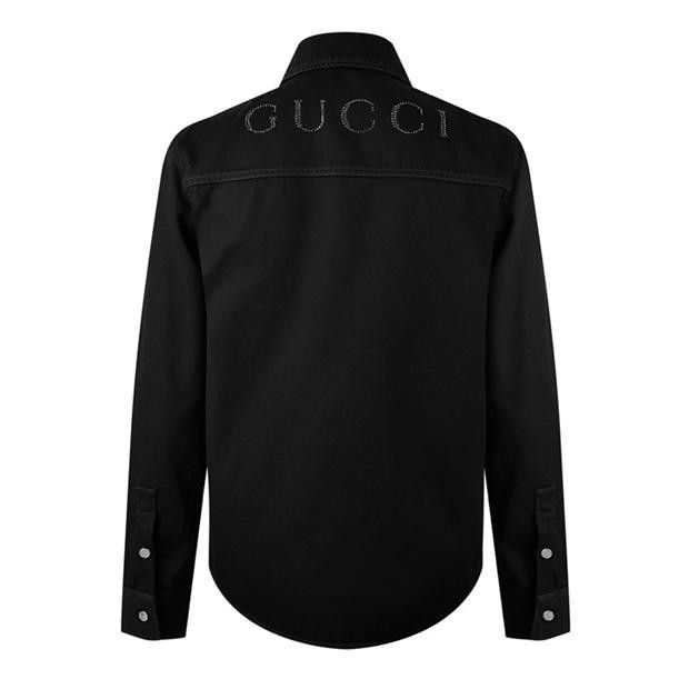 Gucci GUCCI Gucci Embroidery Denim Shirt Size US S / EU 44-46 / 1 - 6 Thumbnail