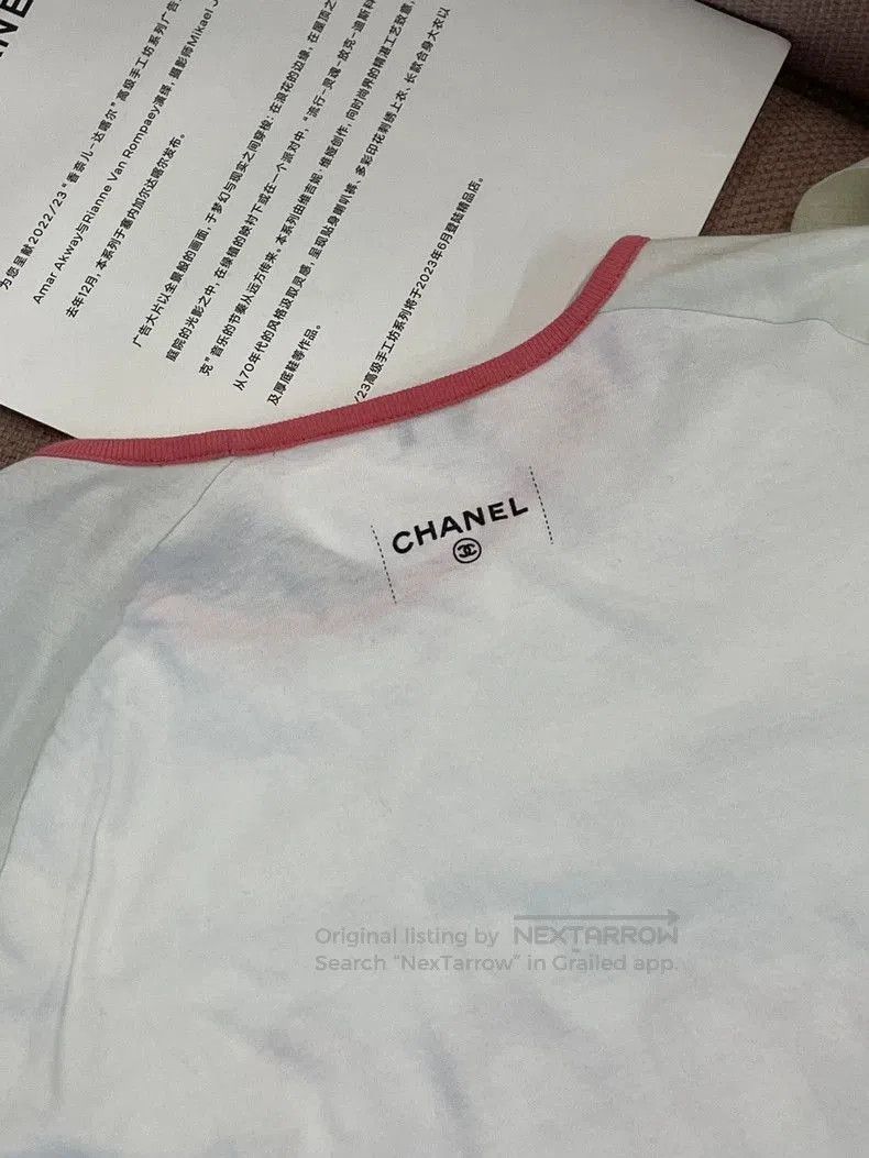 Chanel Chanel Coco Logo Short Sleeve T. Size US M / EU 48-50 / 2 - 3 Thumbnail