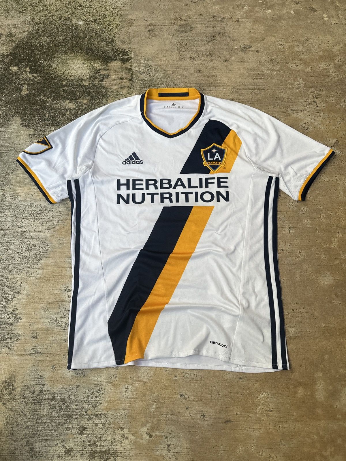 Adidas × Vintage Adidas Herbalife Nutrition LA Galaxy Soccer Jersey Size US M / EU 48-50 / 2 - 1 Thumbnail