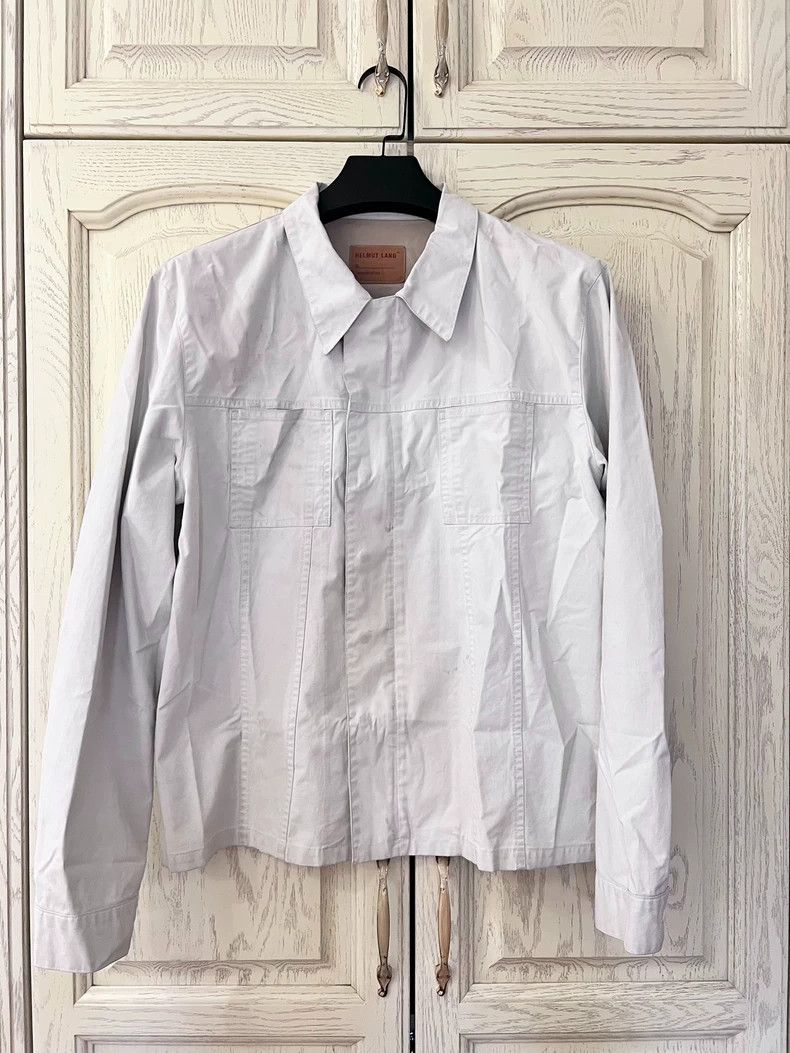 Helmut Lang HELMUT LANG size50 White shirt jacket Size US XL / EU 56 / 4 - 1 Thumbnail