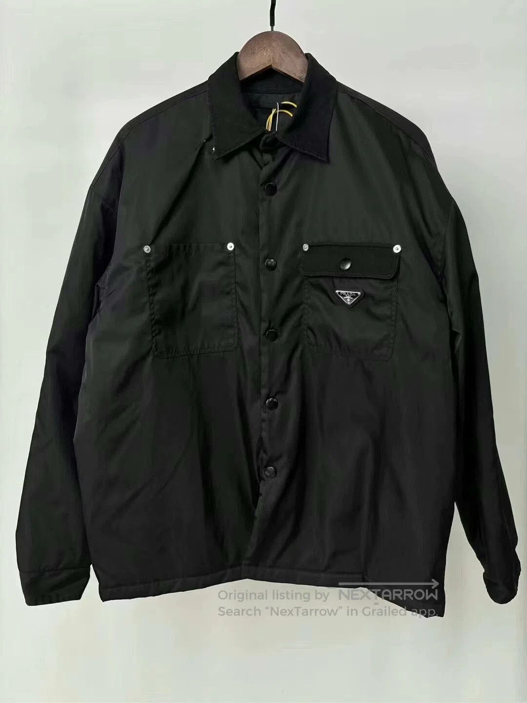 Prada prada iron triangle logo outerwear jacket. Size US M / EU 48-50 / 2 - 1 Thumbnail