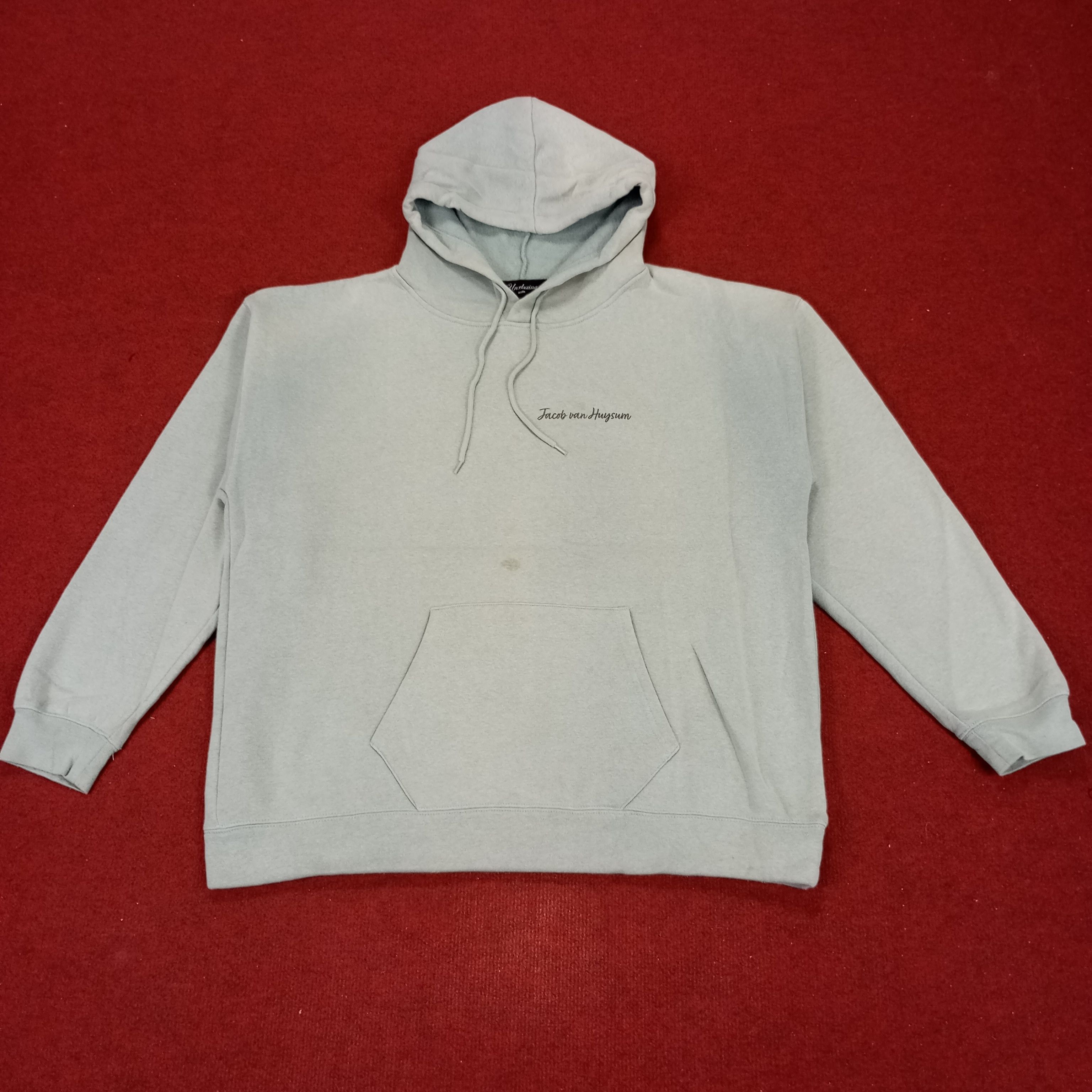 Vintage Jacob Van Huysum Flower Art Design Style Hoodies Size US L / EU 52-54 / 3 - 3 Thumbnail