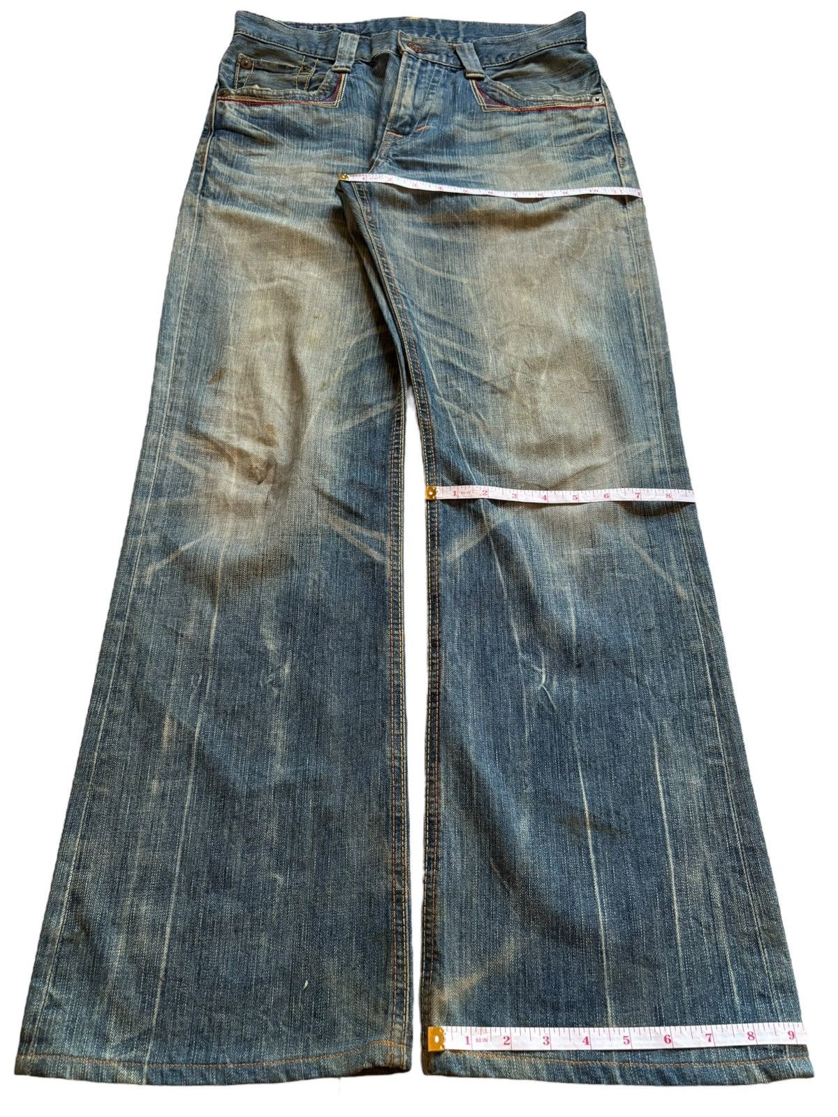 Edwin × Vintage Vintage Edwin Mud Wash Bootcut Flare Jeans Size US 31 - 14 Thumbnail