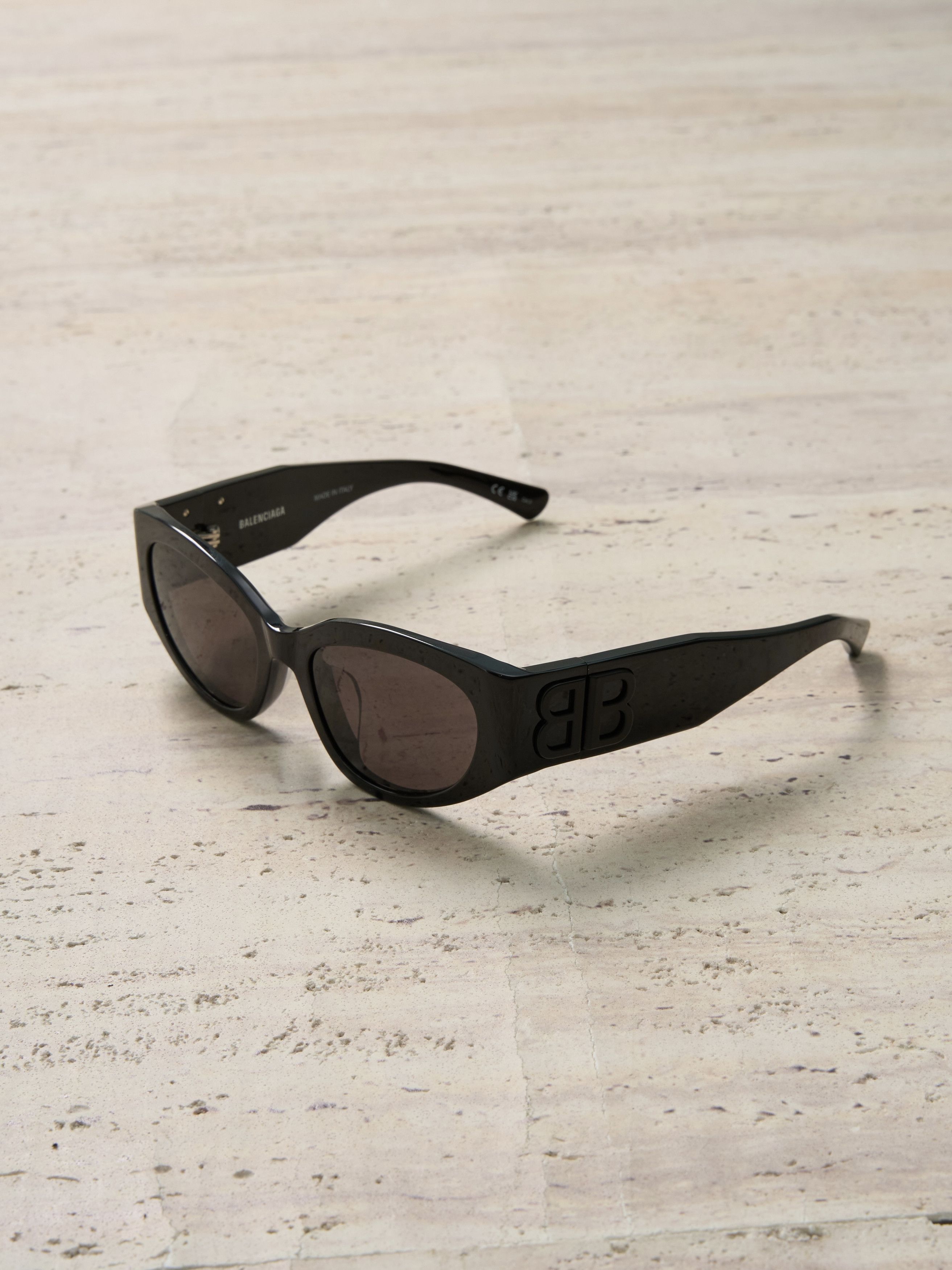 Balenciaga BALENCIAGA BB0324SK 001 Sunglasses BLACK GREY Size ONE SIZE - 1 Thumbnail