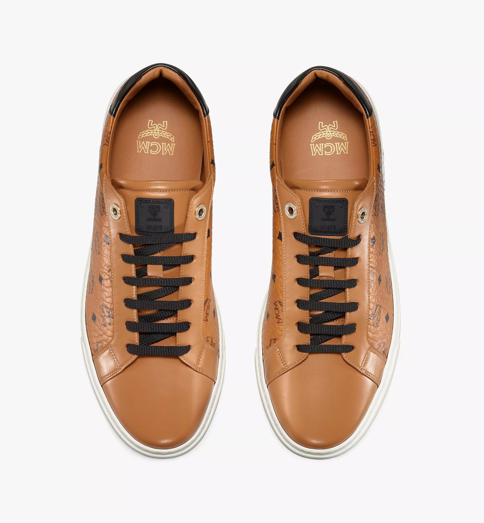 MCM o1mt1gz0125 Low-Top Sneakers in Brown/Black Size US 11 / EU 44 - 6 Thumbnail