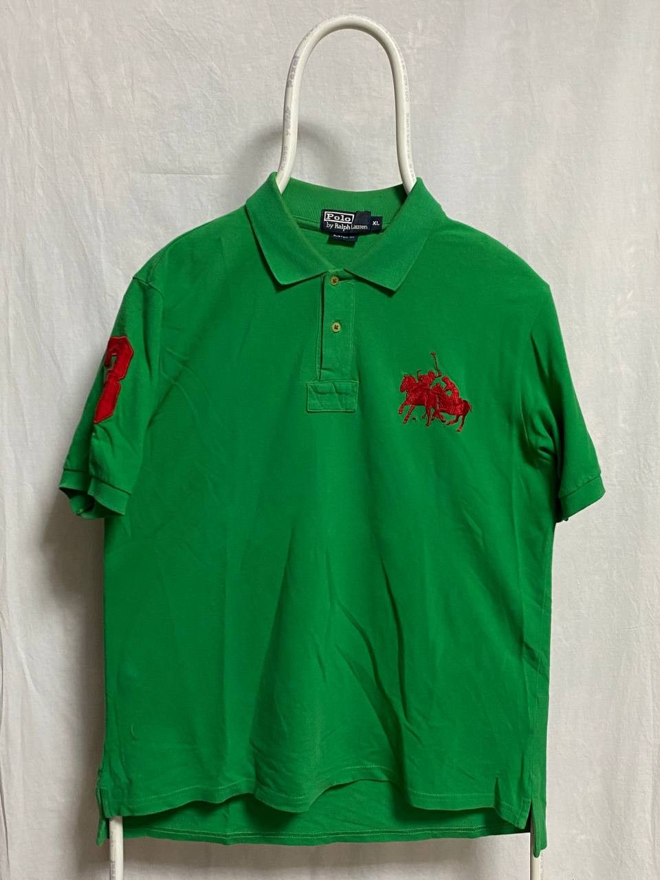 Polo Ralph Lauren 👕 Polo Ralph Lauren Classic Polo – Green w/ Red Embroidery Size US XL / EU 56 / 4 - 1 Thumbnail