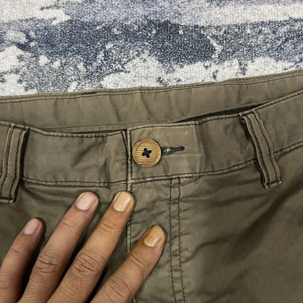 Japanese Brand × Uniqlo × Voodoo Tactical Japan Splash Paint Cargo Tactical Size US 34 / EU 50 - 4 Thumbnail