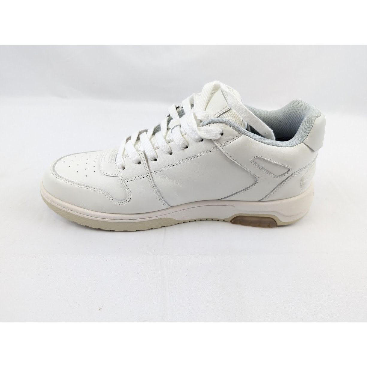 Off-White o1rshd1 Out Of Office Calf Low-Top Sneakers in White Size US 11 / EU 44 - 9 Thumbnail