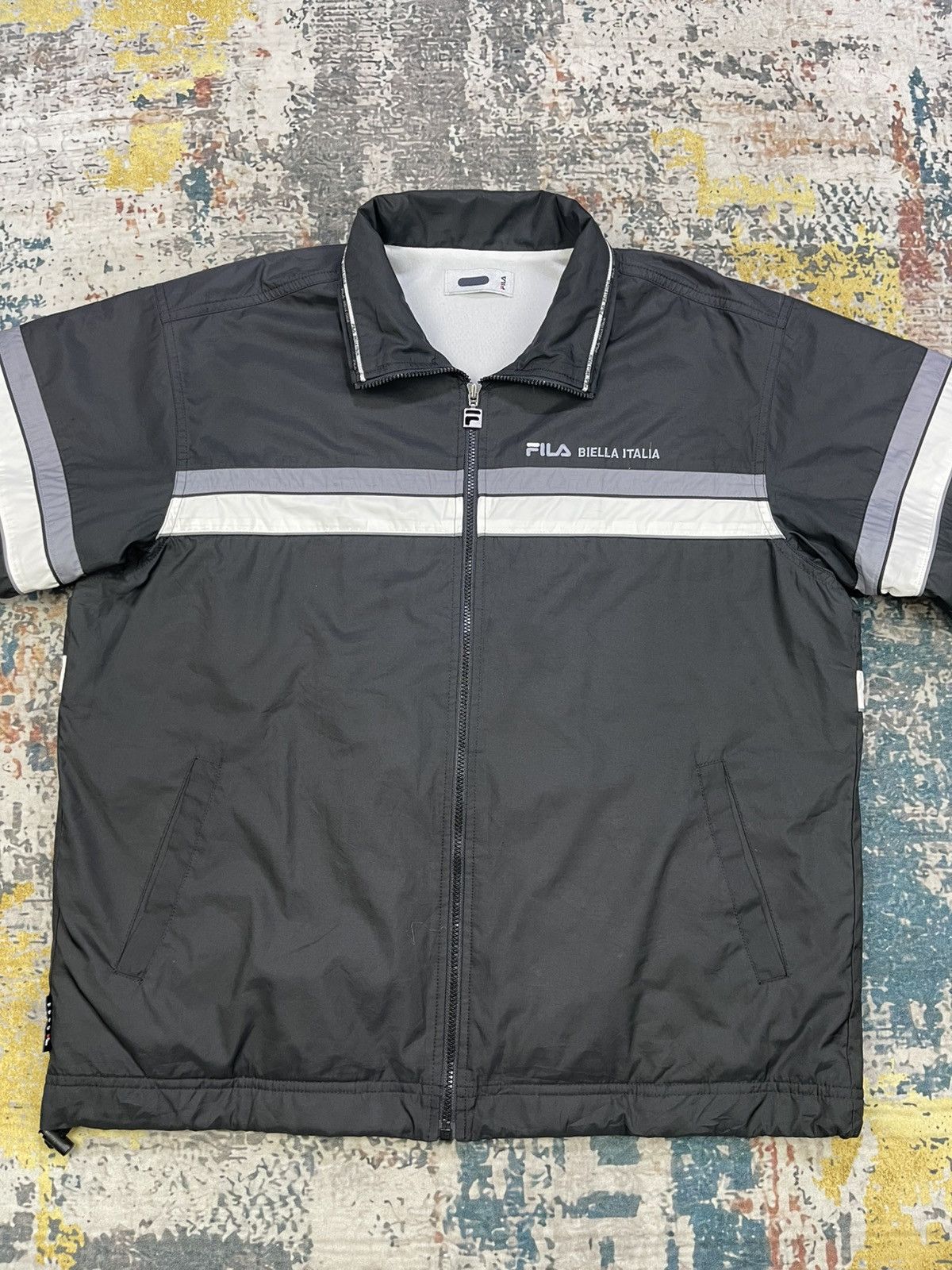 Fila Vintage Fila Biella Italia Back Hit Track Top Jacket Size US M / EU 48-50 / 2 - 3 Thumbnail