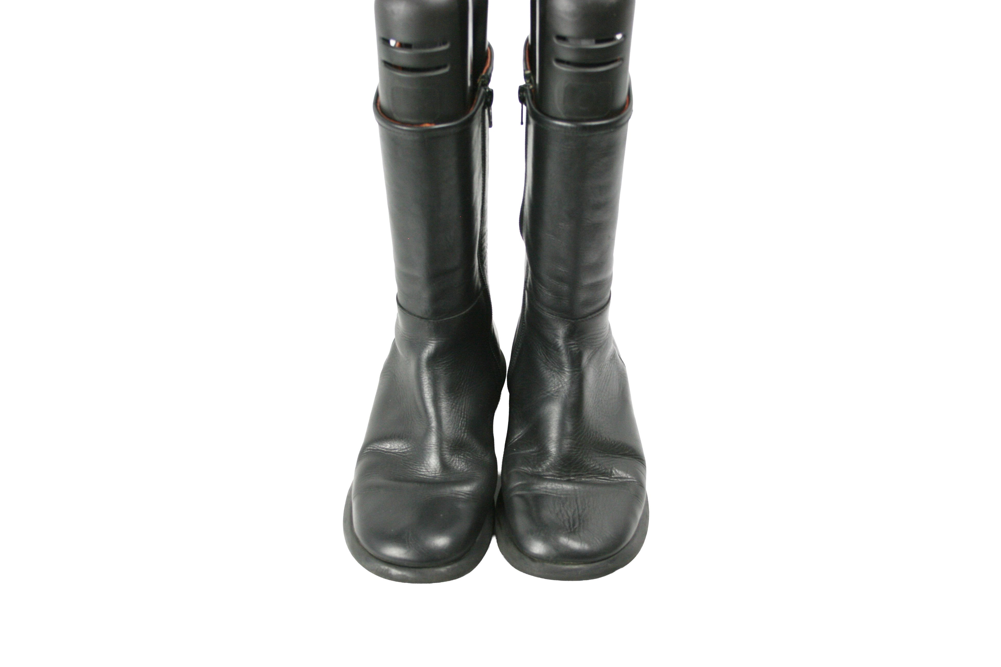 Camper Biker Avant Garde Mid Leather Side Zip Boots Size US 8 / IT 38 - 9 Thumbnail