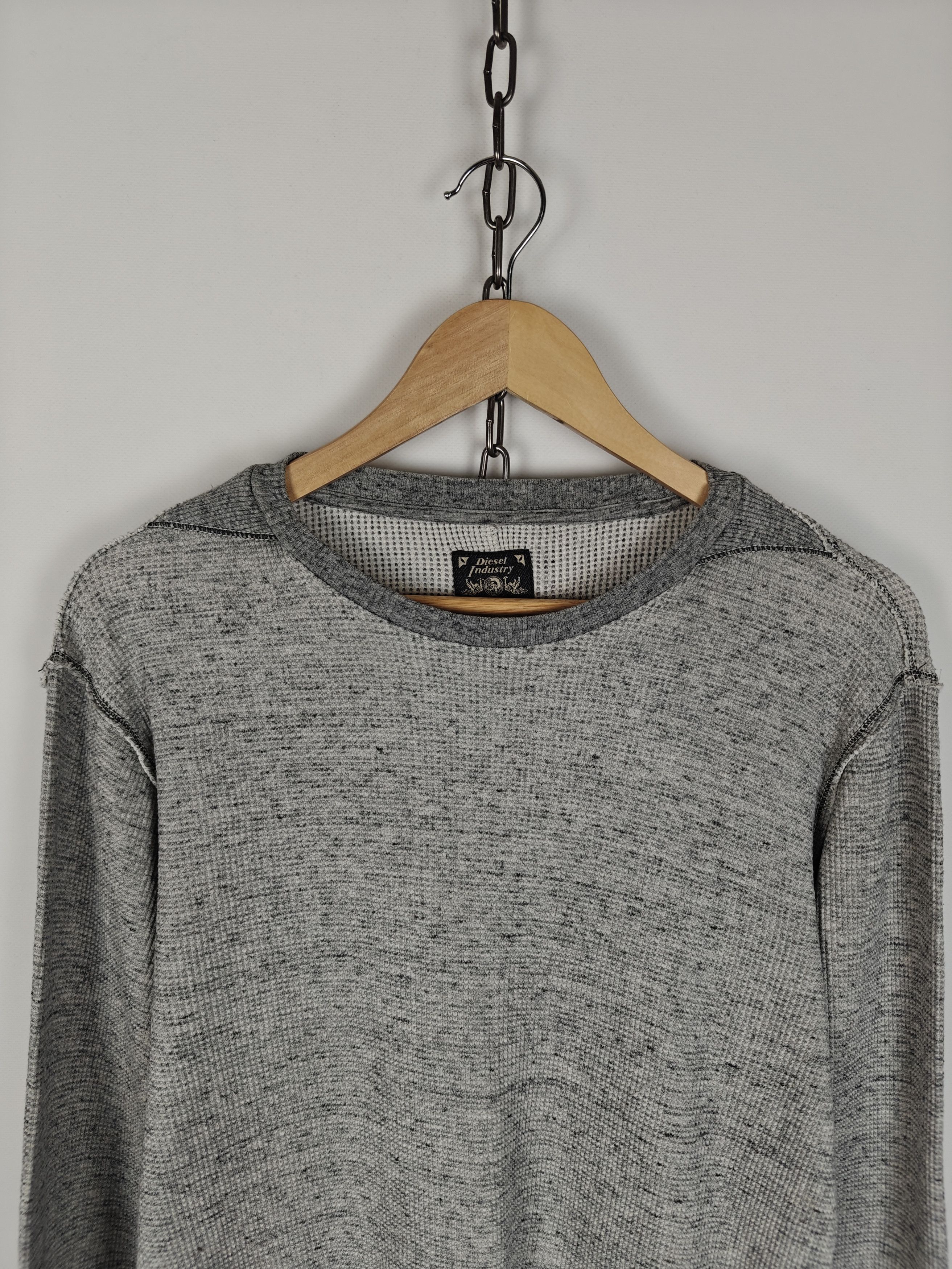 Diesel Diesel Industry Sweater Crewneck Gray Pullover size S Size US S / EU 44-46 / 1 - 2 Thumbnail