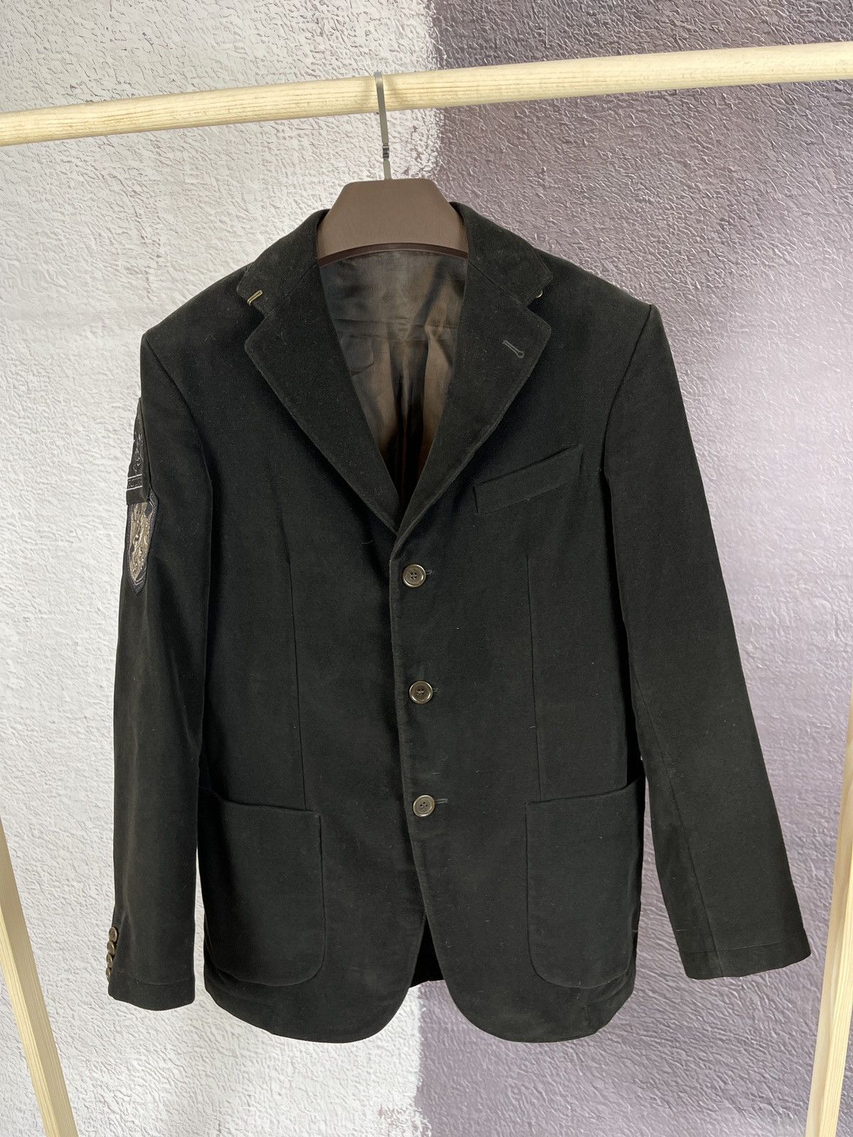 La Martina La Martina Saddlery Polo Argentina black blazer sport coat Size 40R - 8 Thumbnail